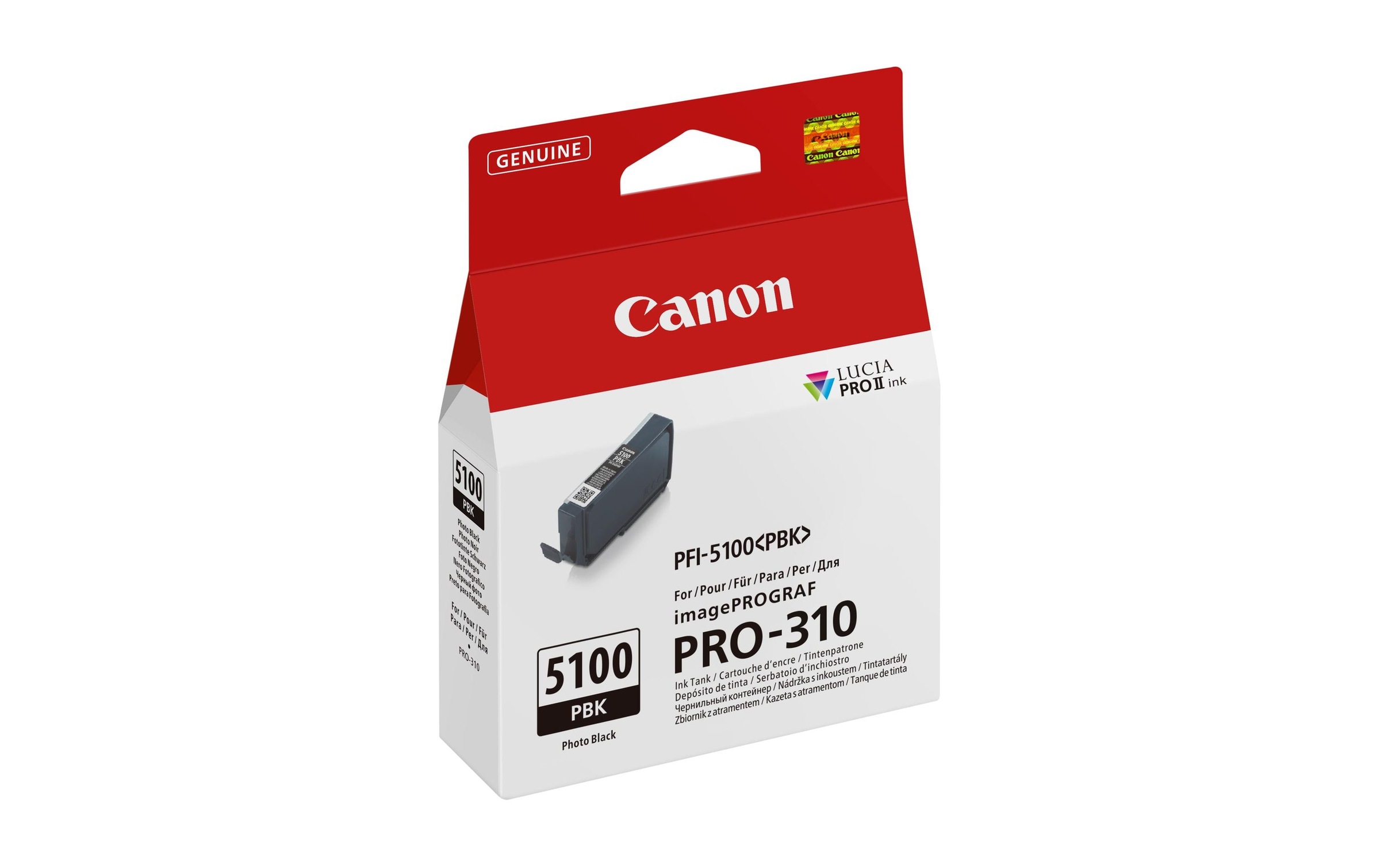 Canon Tintenpatrone »PFI-5100PBK Photo Black«