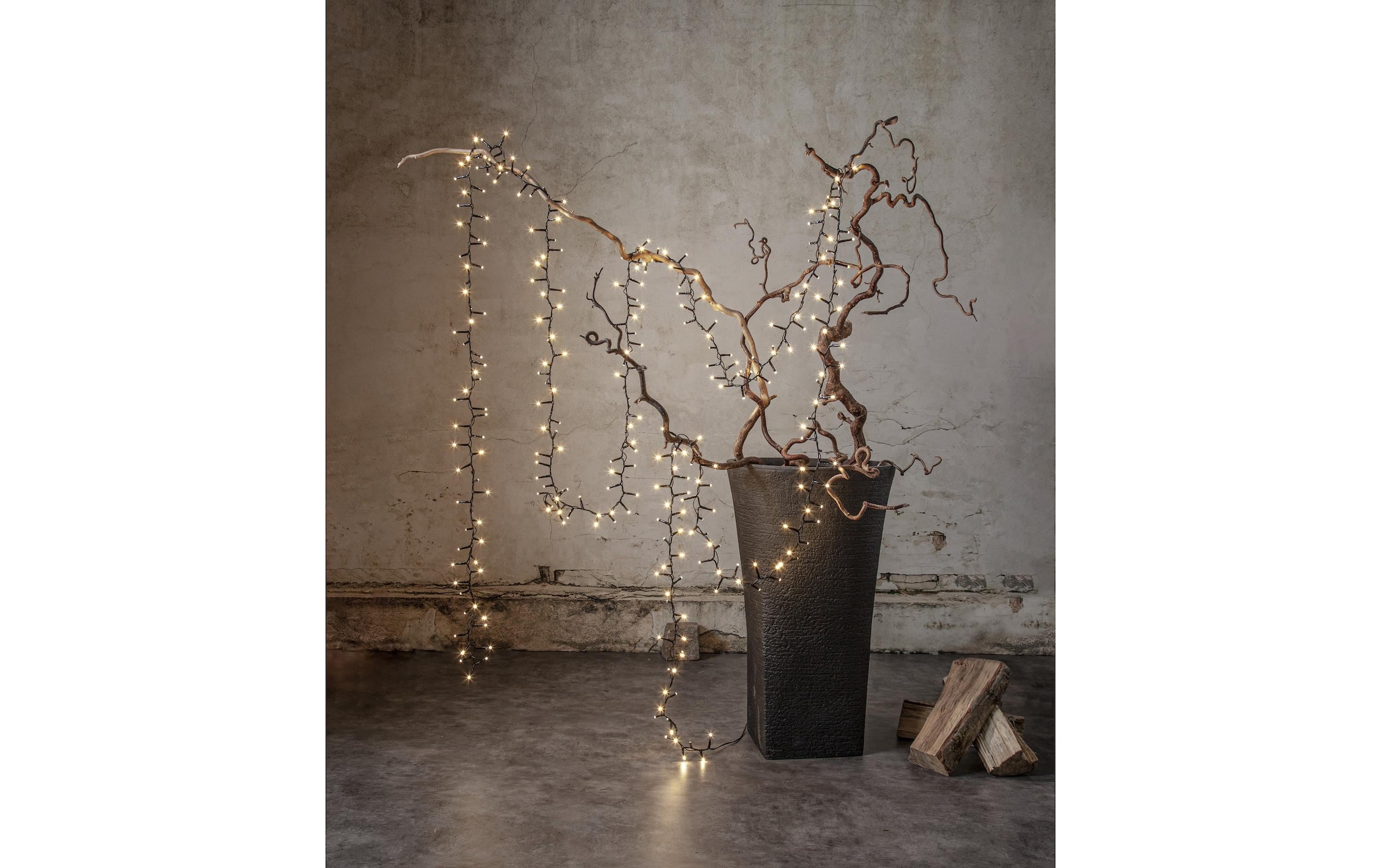   Guirlande lumineuse »Lichterkette Shiny IP44, Warmweiss, 1200 LED's, 2400.00 cm«