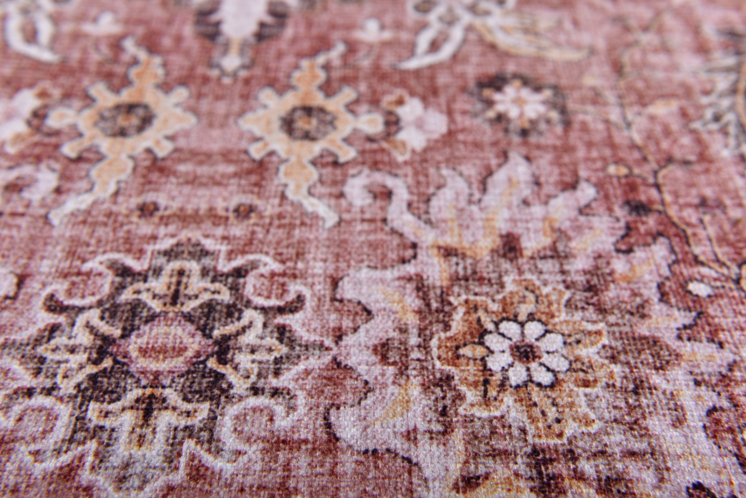 Gino Falcone Tapis »Cecilia 057« Rectangulaire 3 mm Höhe Flachgewebe, bedruckt, Orient-Optik