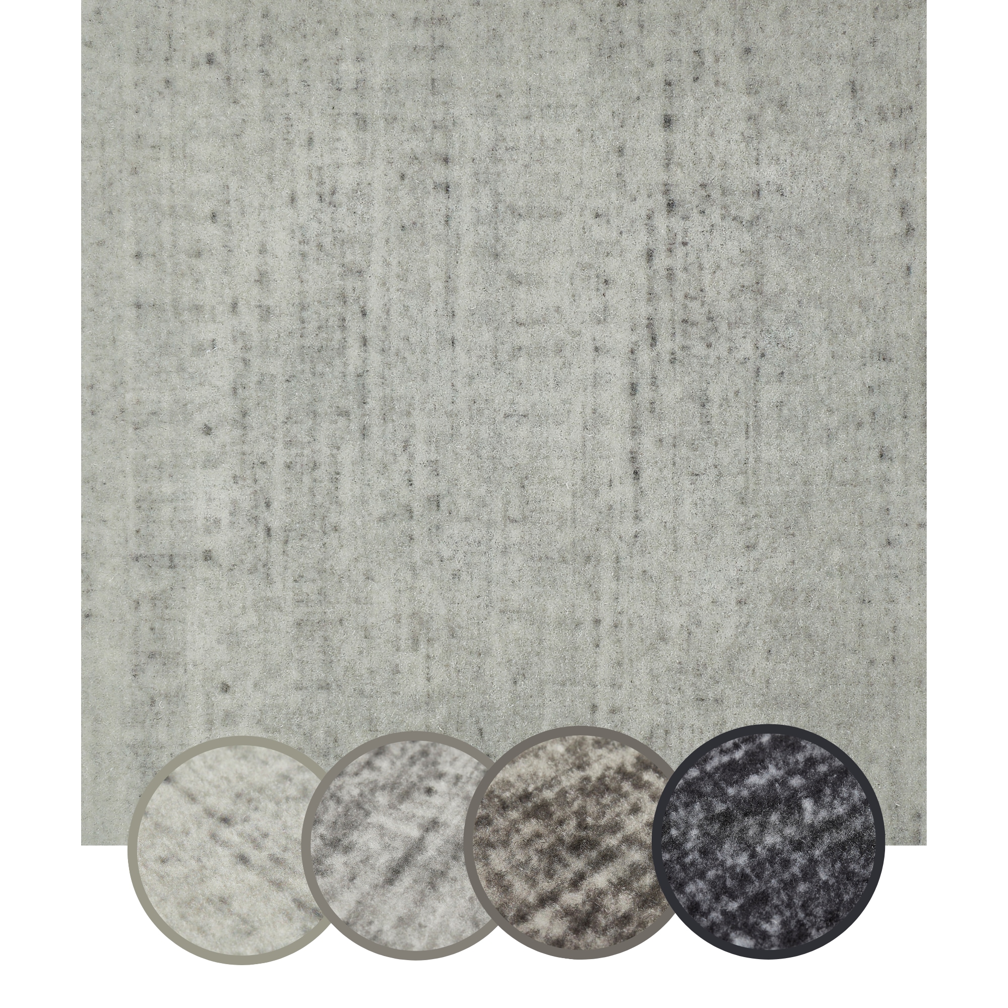 Andiamo Teppichfliese »Paris Nadelfilz« Carré 4 mm Höhe 40x40 cm, selbstklebend, robust & strapazierfähig, 25 Stück (4 qm)