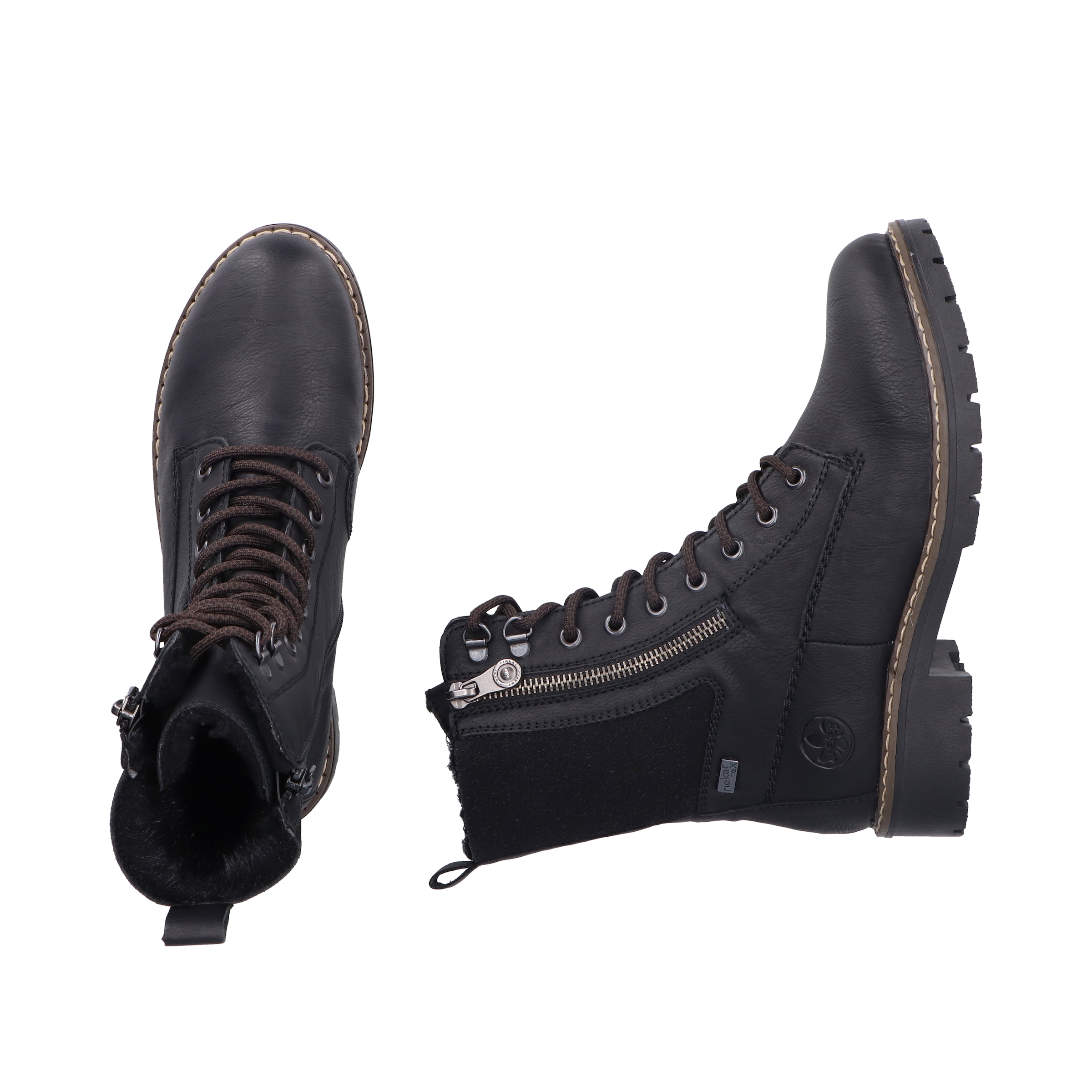 Rieker Winterstiefelette  Winterboots, Schnürboots mit wasserabweisender riekerTEX-Membran