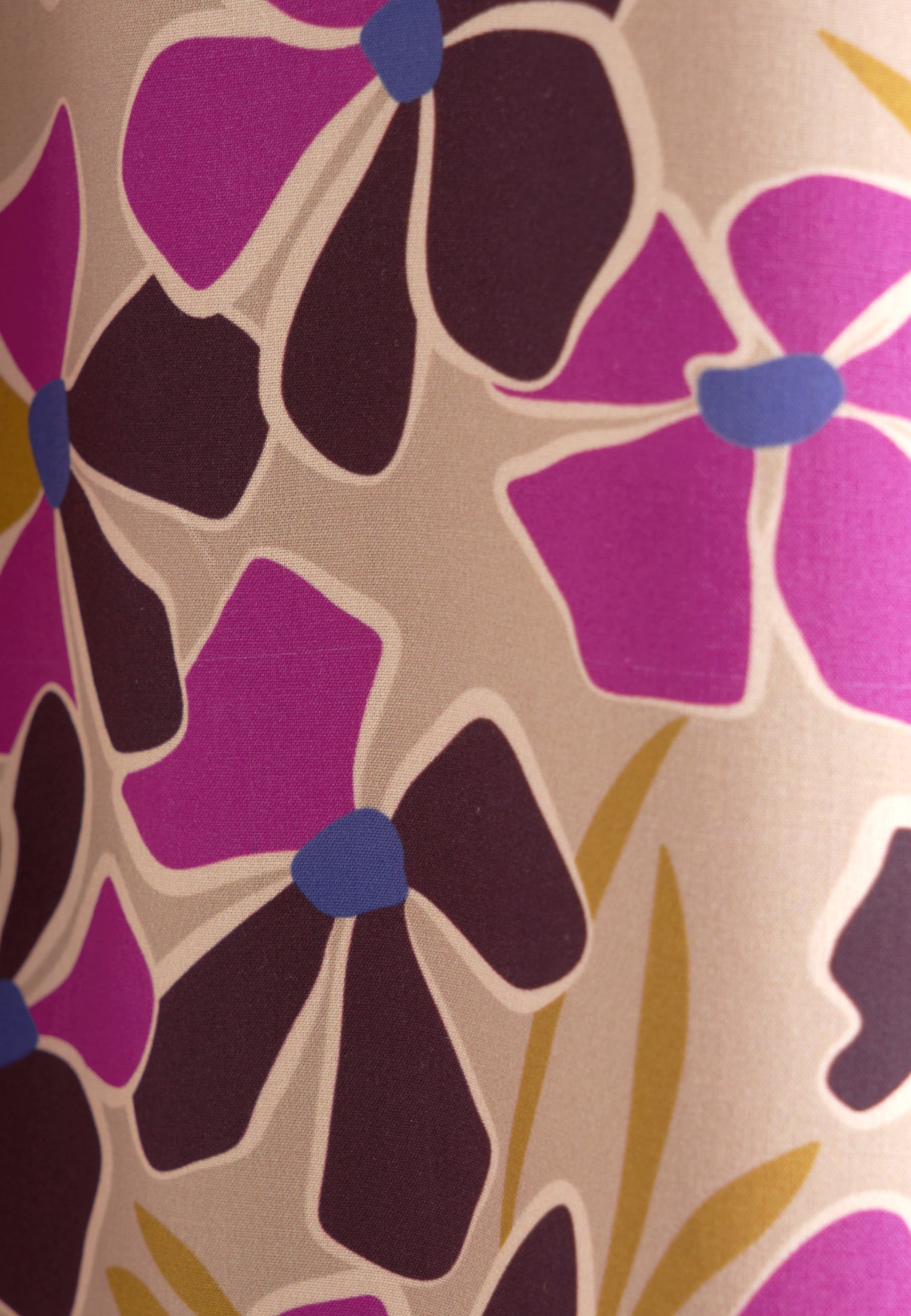 seidensticker Sommerkleid »Schwarze Rose« Langarm Kragen Druck