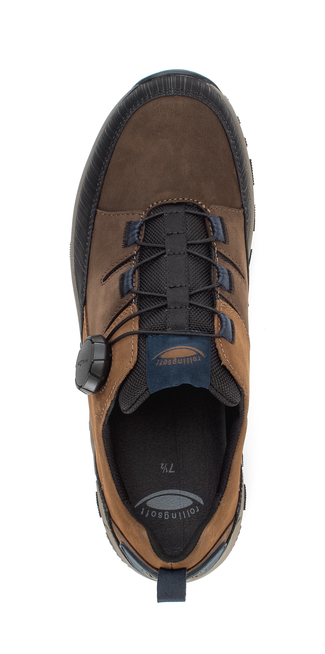rollingsoft Sneakers  , chaussure confort, chaussure basse avec fermeture à tourniquet, largeur confortable G