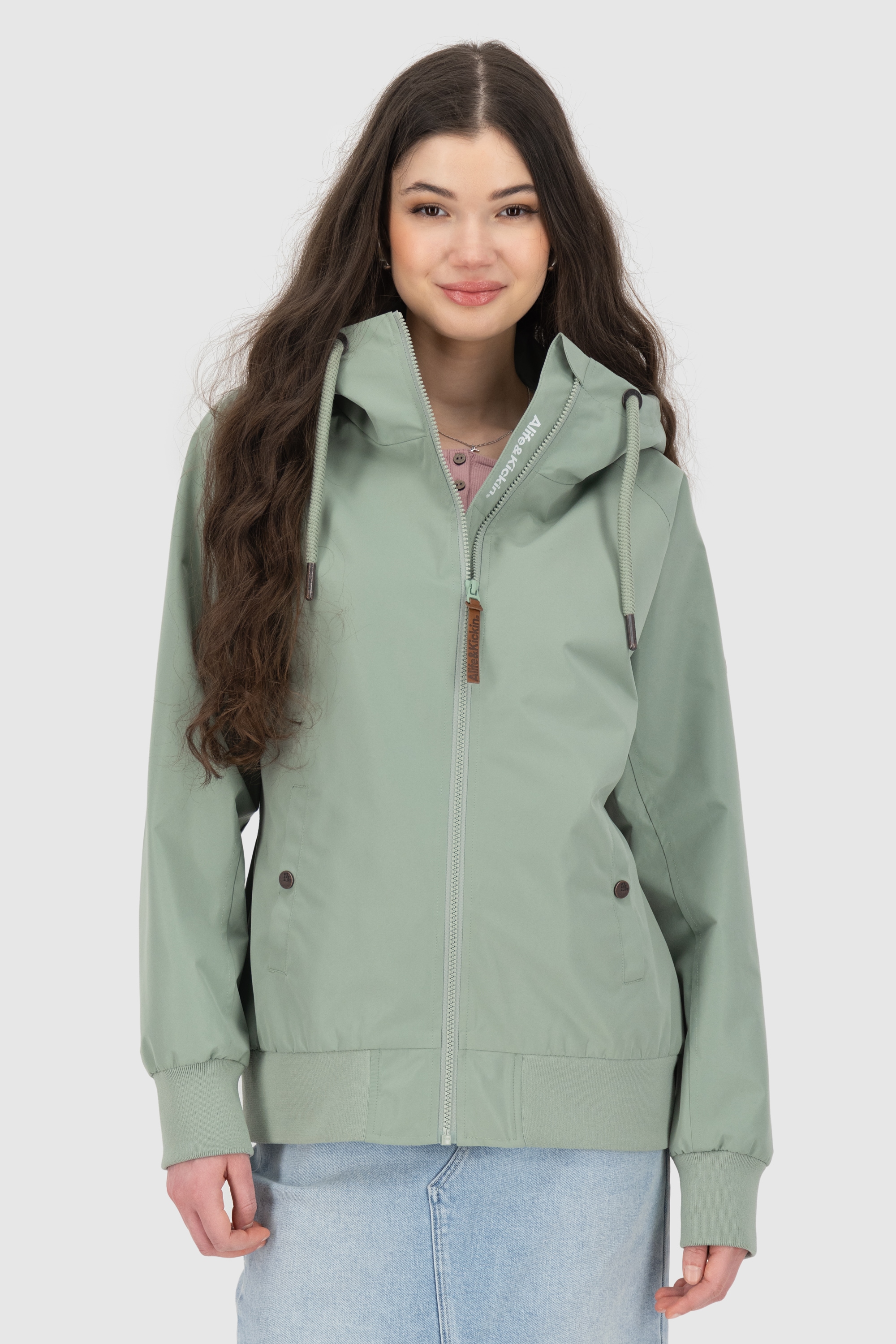 Alife & Kickin Veste d'extérieur »RenitaAKA« mit Kapuze mit Kapuze in bequemen Fit