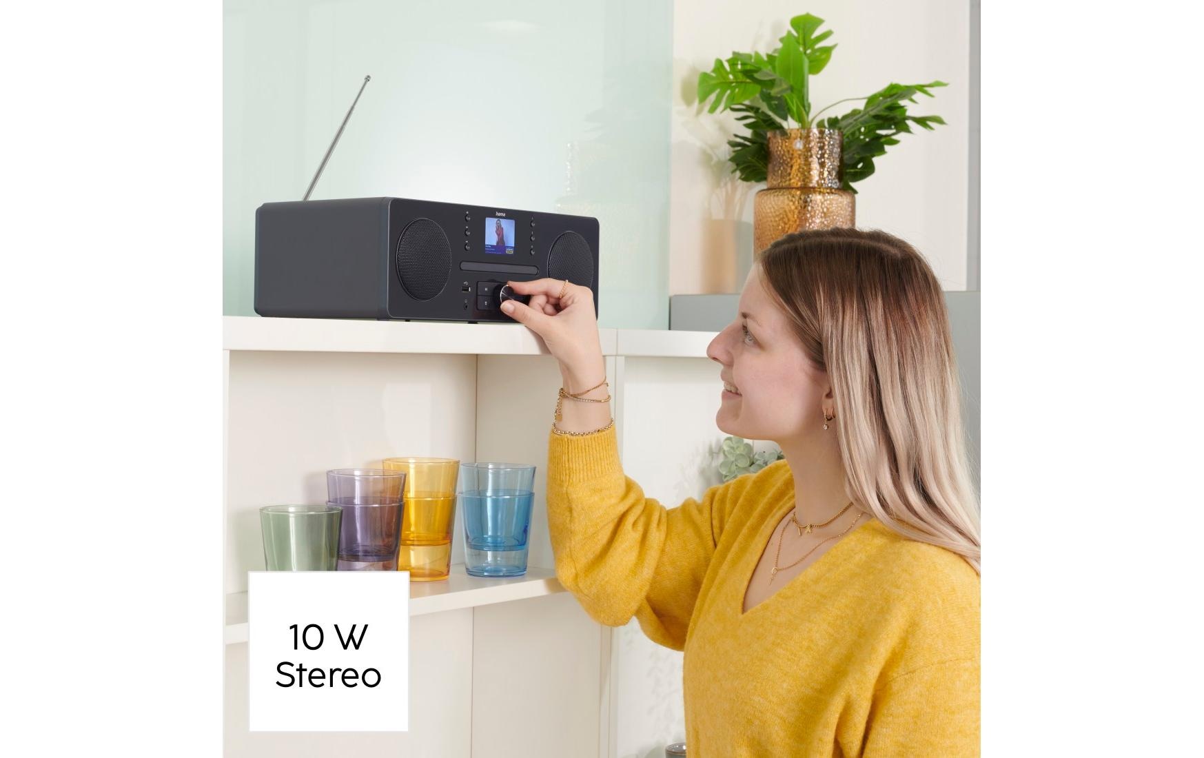 Hama Digitalradio (DAB+) »DIR1570CBT« (Bluetooth Digitalradio (DAB+) | FM-Tuner | Internetradio )