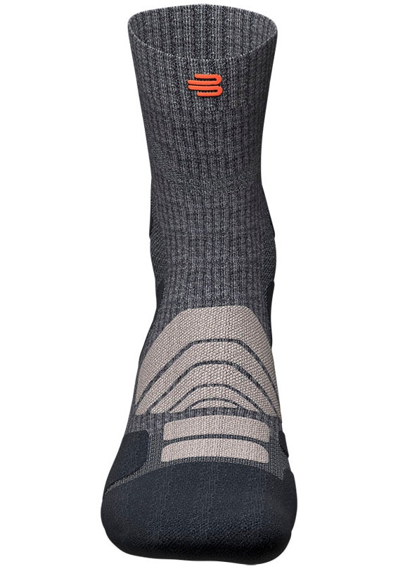 Bauerfeind Chaussettes de sport »Outdoor Merino Mid Cut Socks« avec une forte teneur en laine mérinos, respirant, chaud