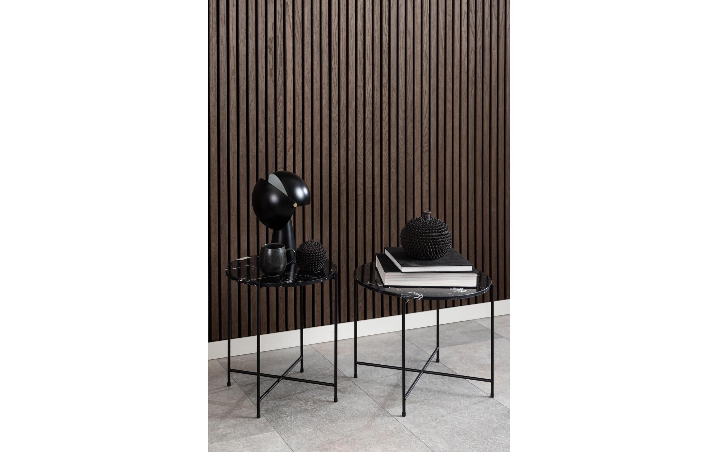 AC Design Beistelltisch »Avila« Ecktisch, rund, Tischplatte aus Marmorstein, T: 52 cm