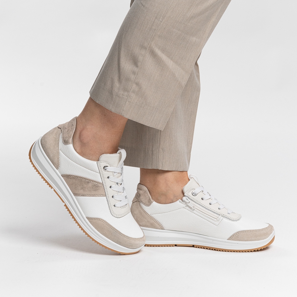 Ara Sneaker »OSAKA 3.0«  Freizeitschuh, Halbschuh, Schnürer, weicher Schaftrand, H-Weite