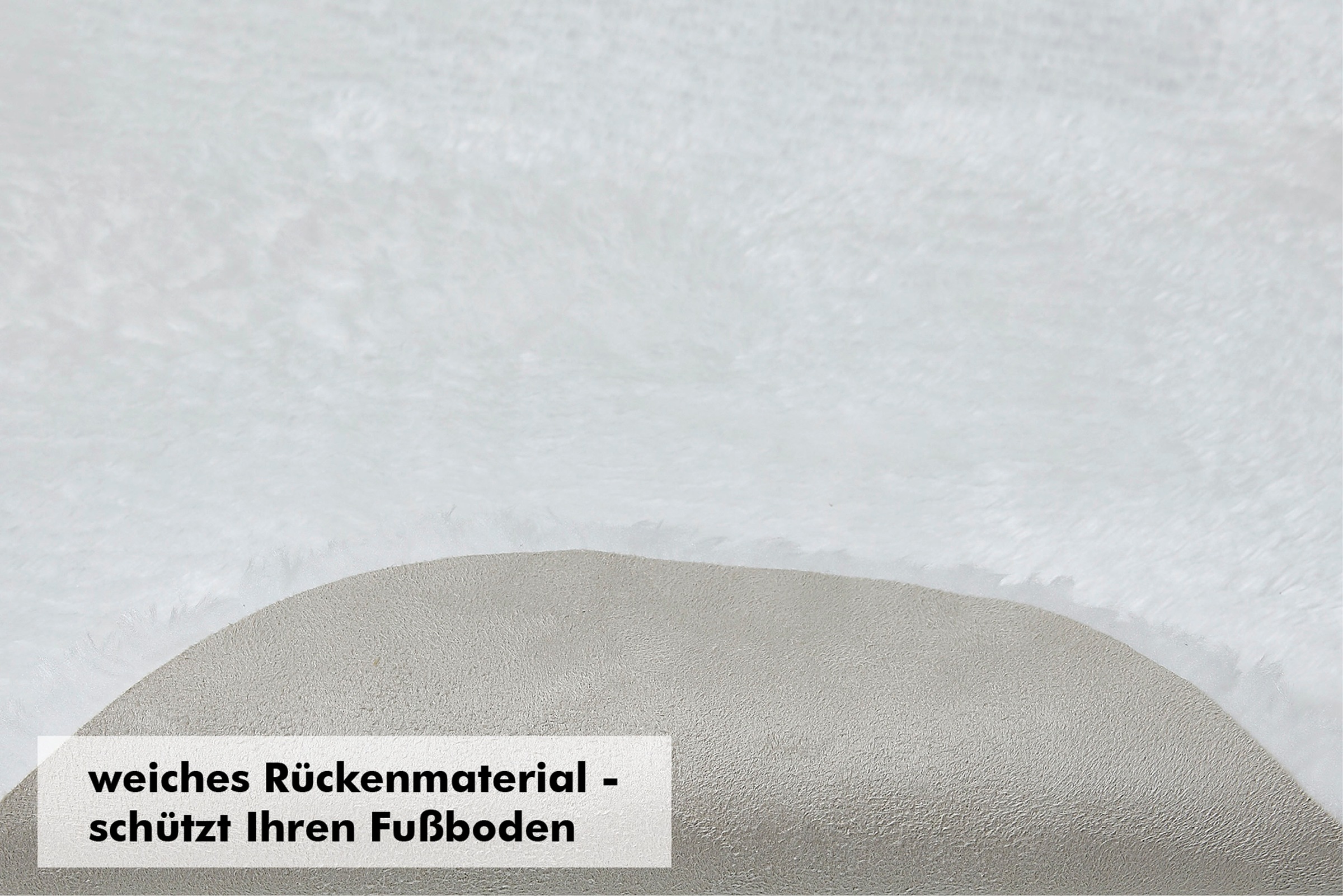 Andiamo Sitzkissen »Sitzauflage Lamm-Fellimitat« Kunstfell, rund, Ø 40 cm, auch als 4er Set