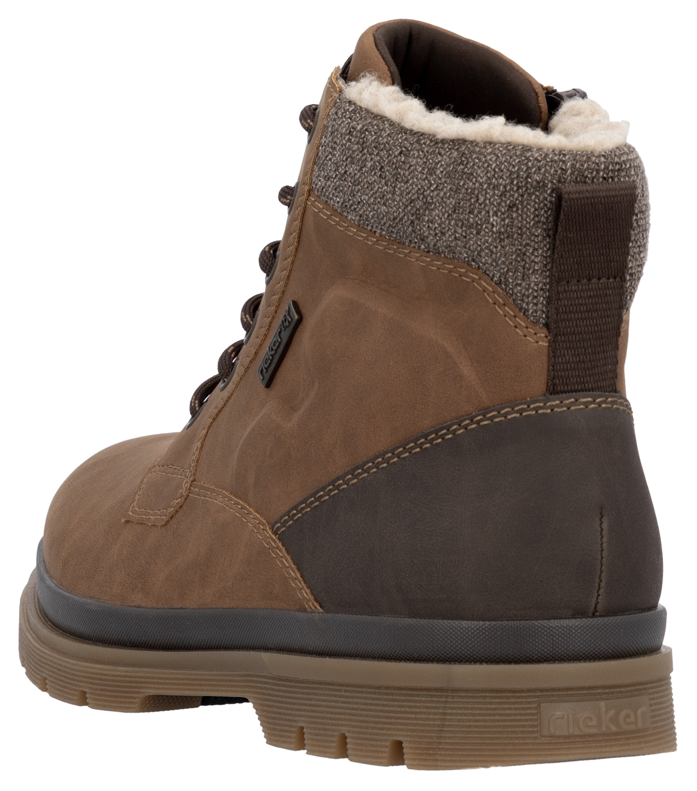 Rieker Winterstiefelette  Winterboots, Schnürboots mit Innenreissverschluss und RiekerTex