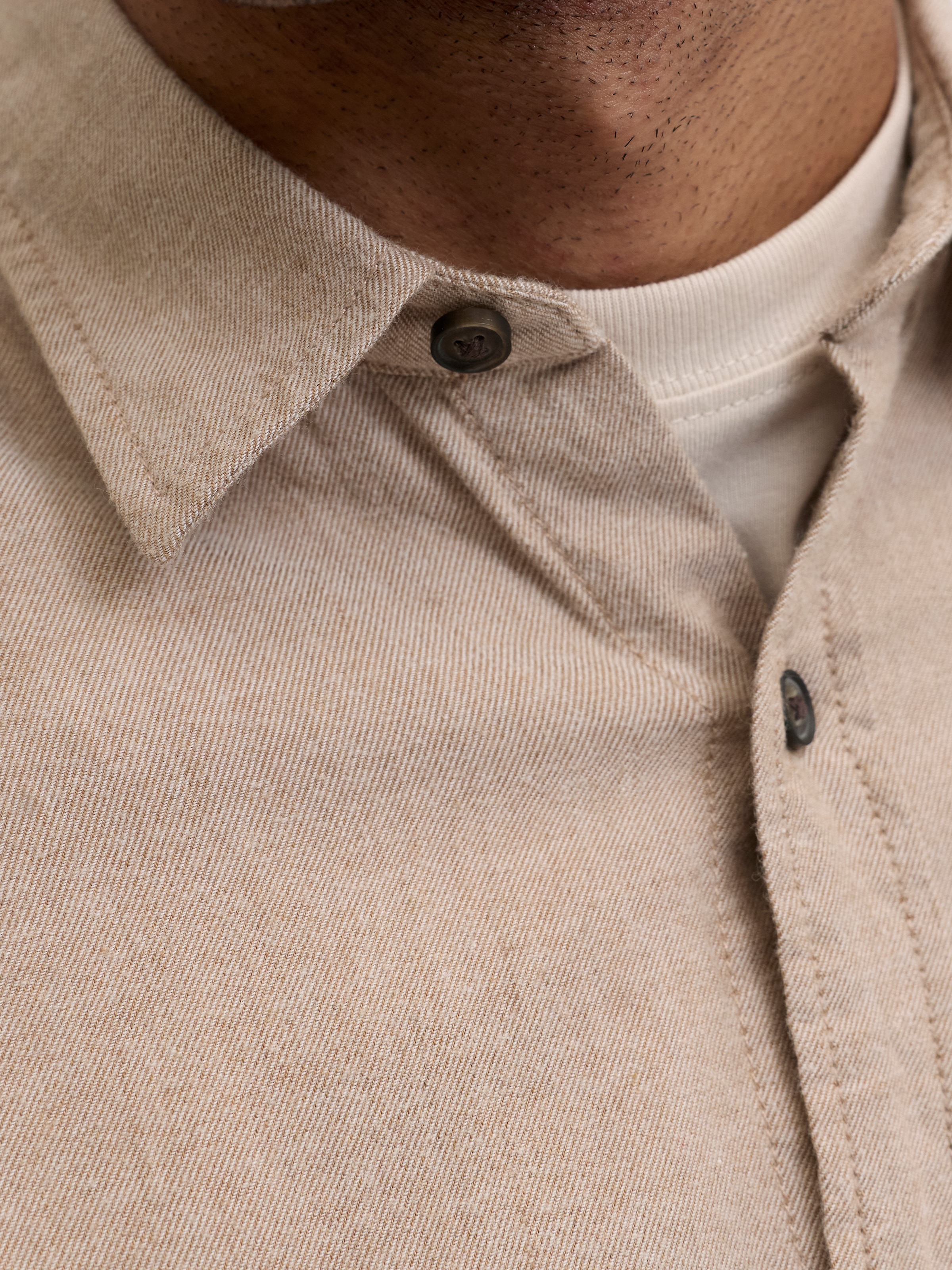 Jack & Jones Chemise à manches longues »JJECLASSIC MELANGE SHIRT L/S NOOS«