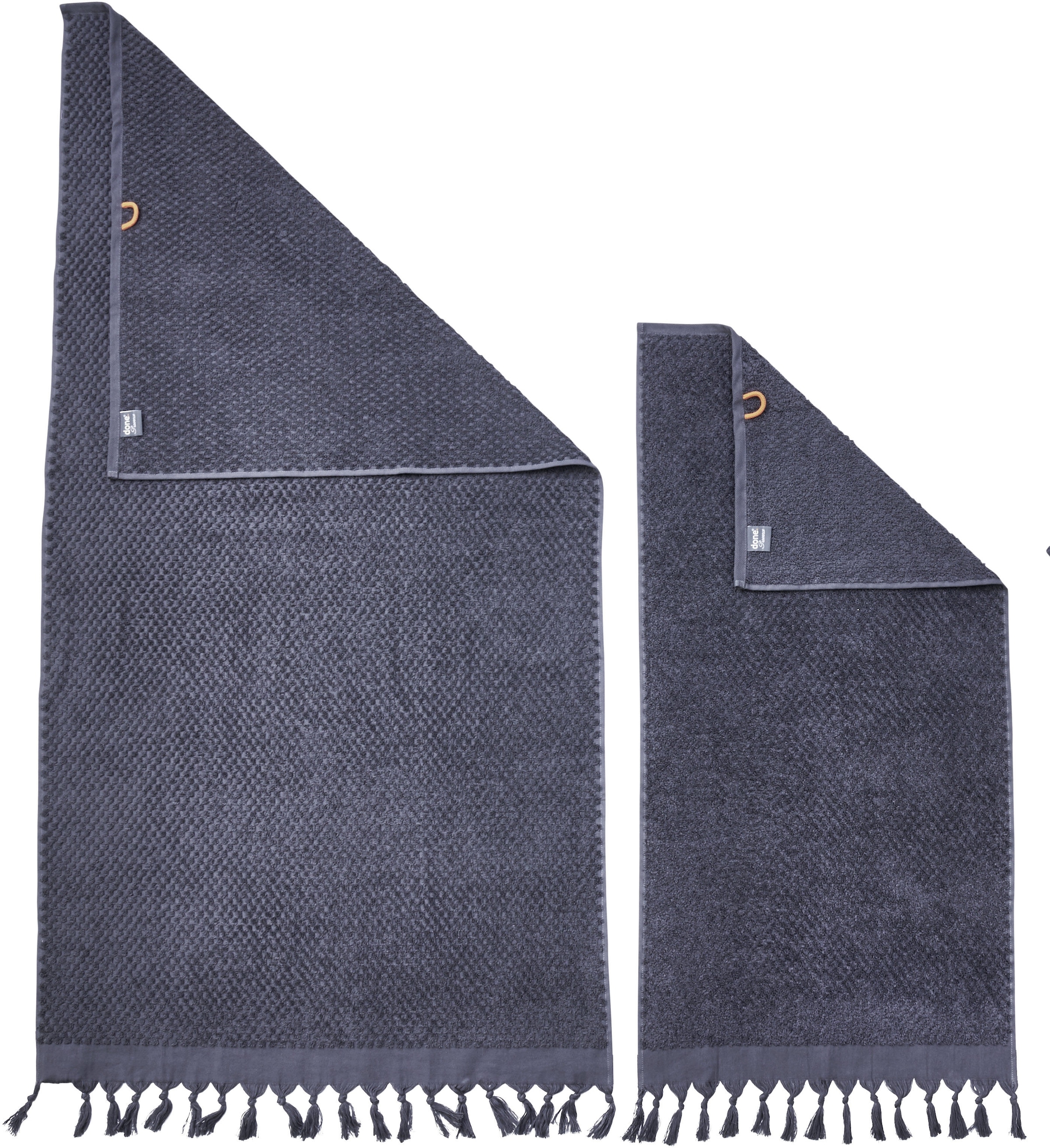 done.® Handtuch Set »Provence Honeycomb« in Honigwaben-Optik, mit Fransen