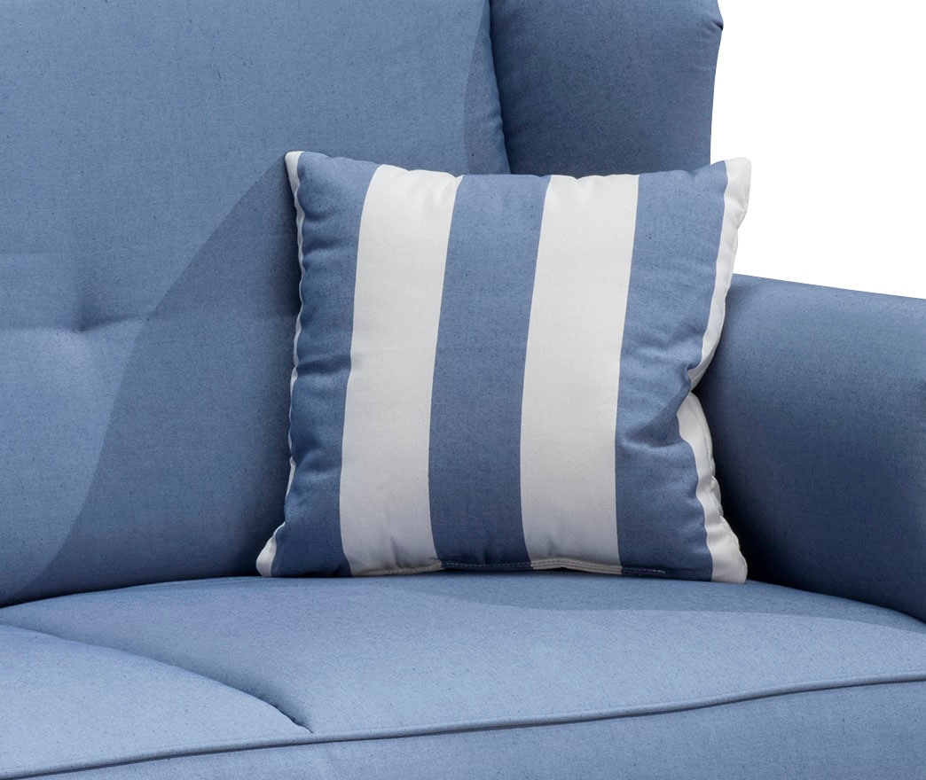 Home affaire Küchensofa »Moro« inkl. 2 Stk. Zierkissen gestreift, verschiedenen Stoffe und Farben