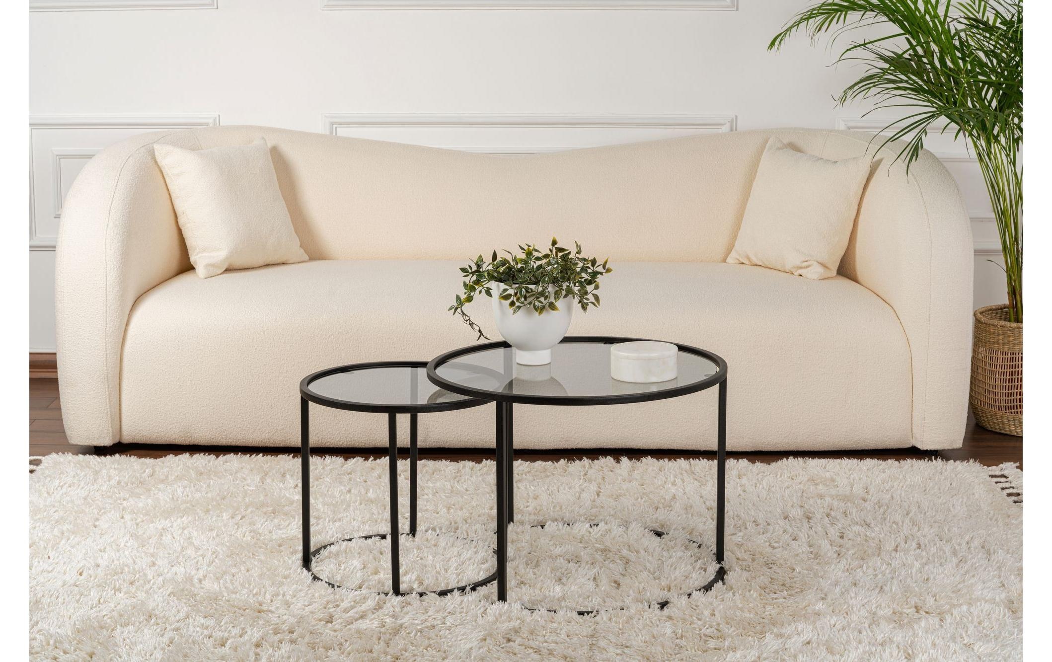 WOODY FASHION Couchtisch »Schwarz/Grau 60-42«