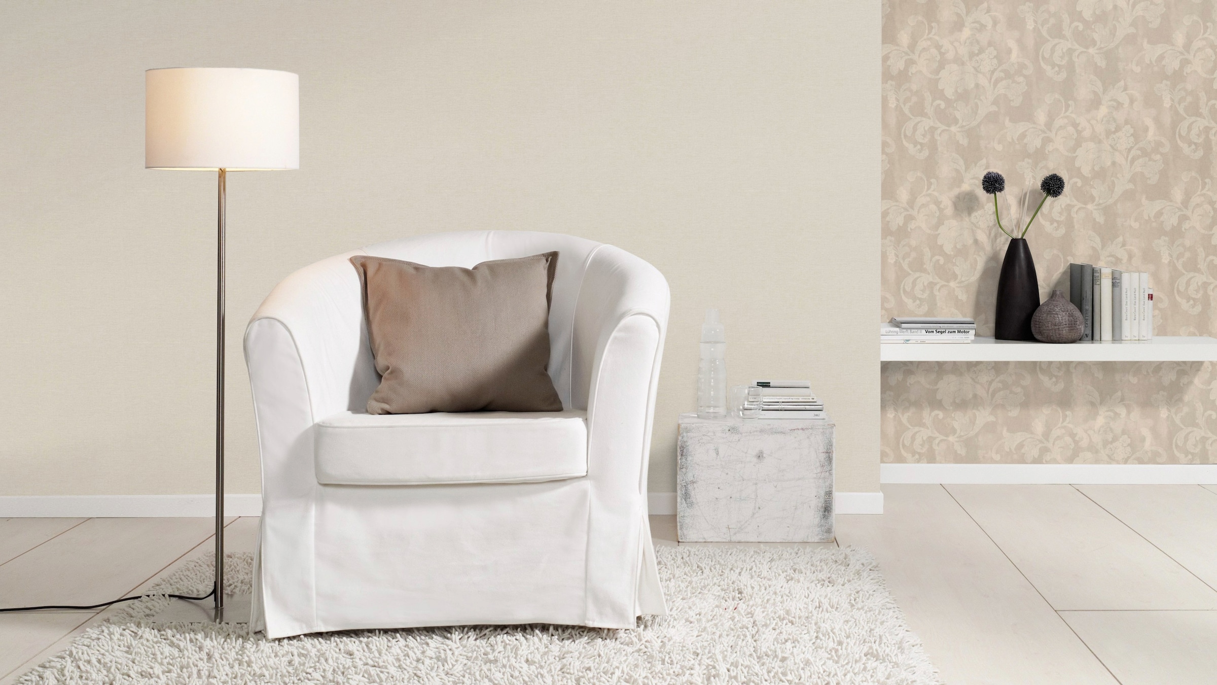 Rasch Vliestapete »Denzo« uni geprägt