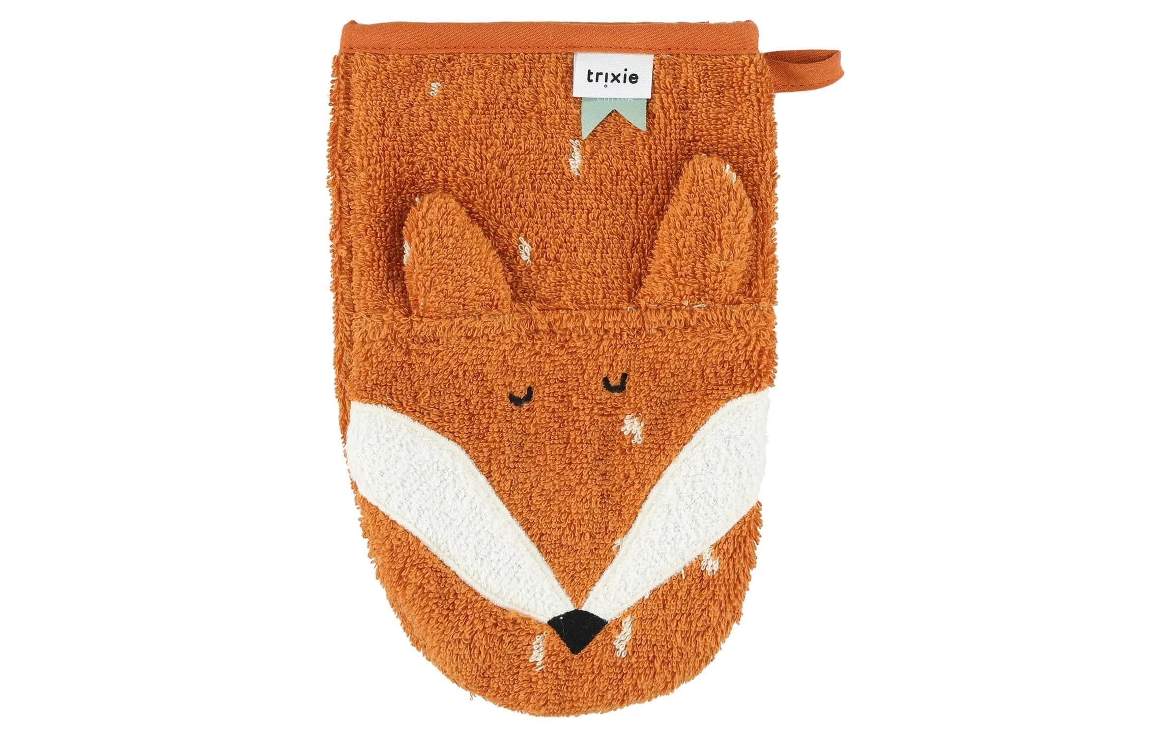 TRIXIE Waschhandschuh »Baby-Waschhandschuh 2er Set klein Löwe/Fuchs«
