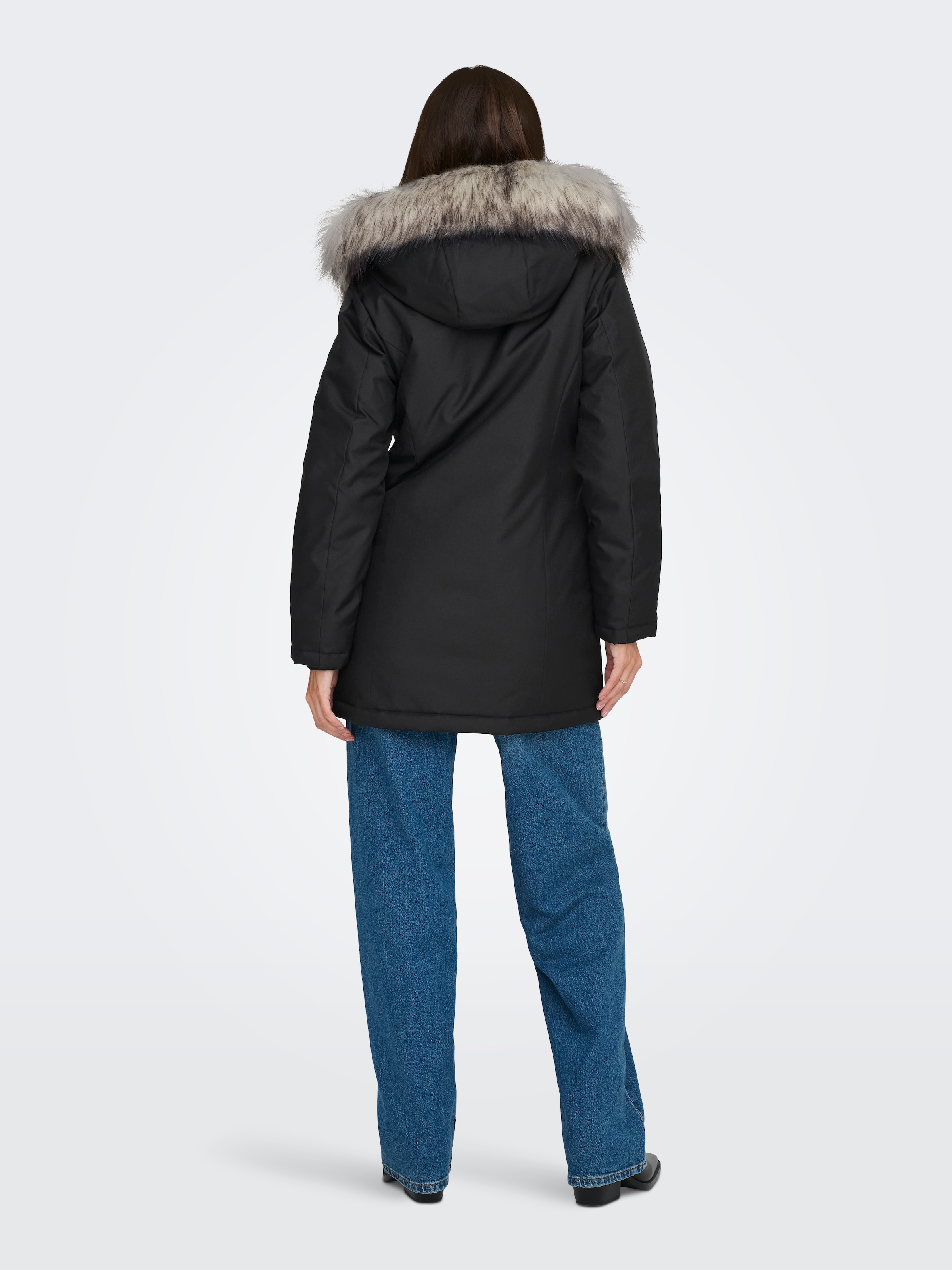 ONLY Parka »ONLNEWKATY PARKA LIFE OTW CC« mit Kapuze