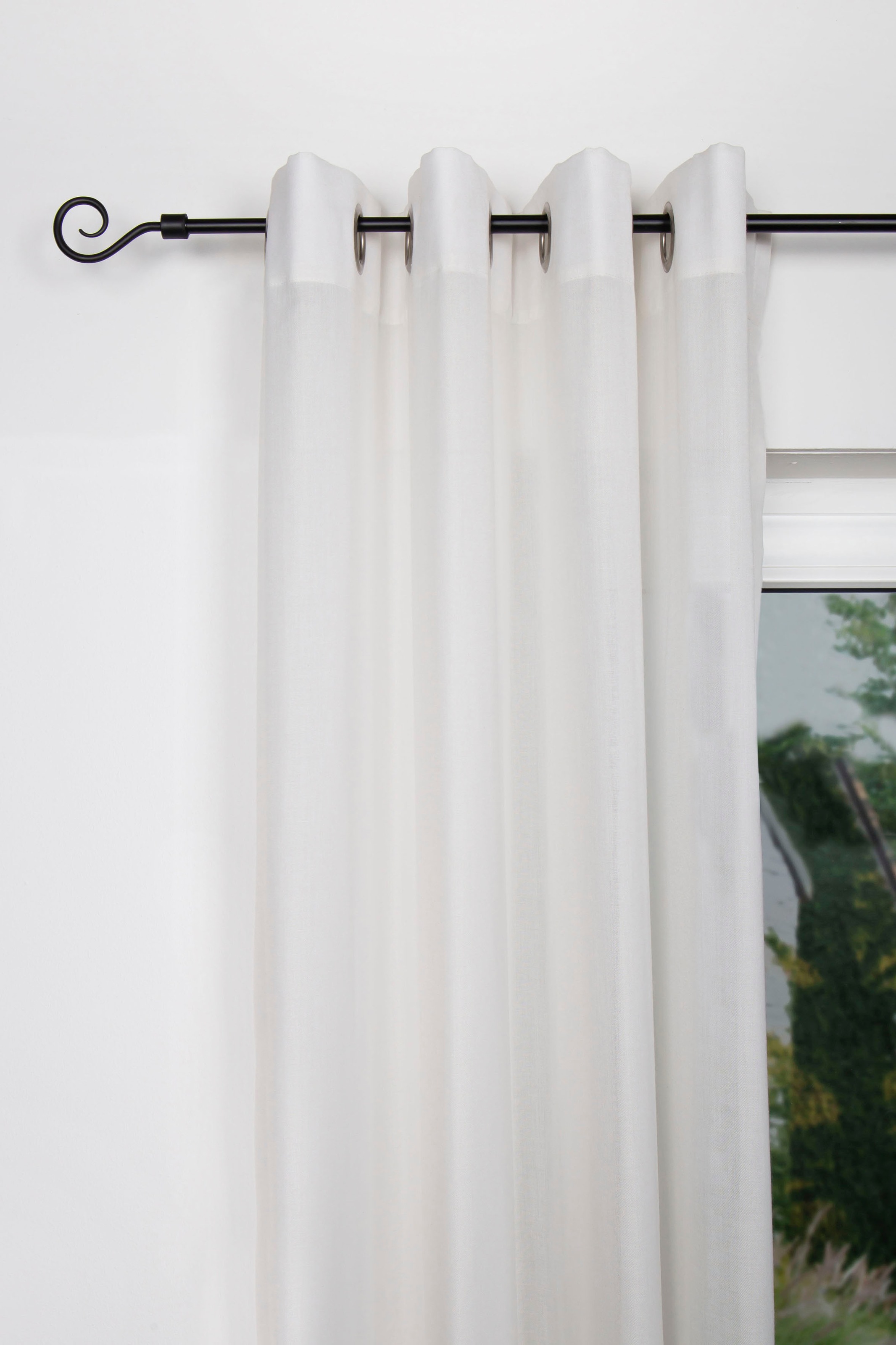 mydeco Tringle à rideaux »Hook« 1 läufig-läufig ausziehbar