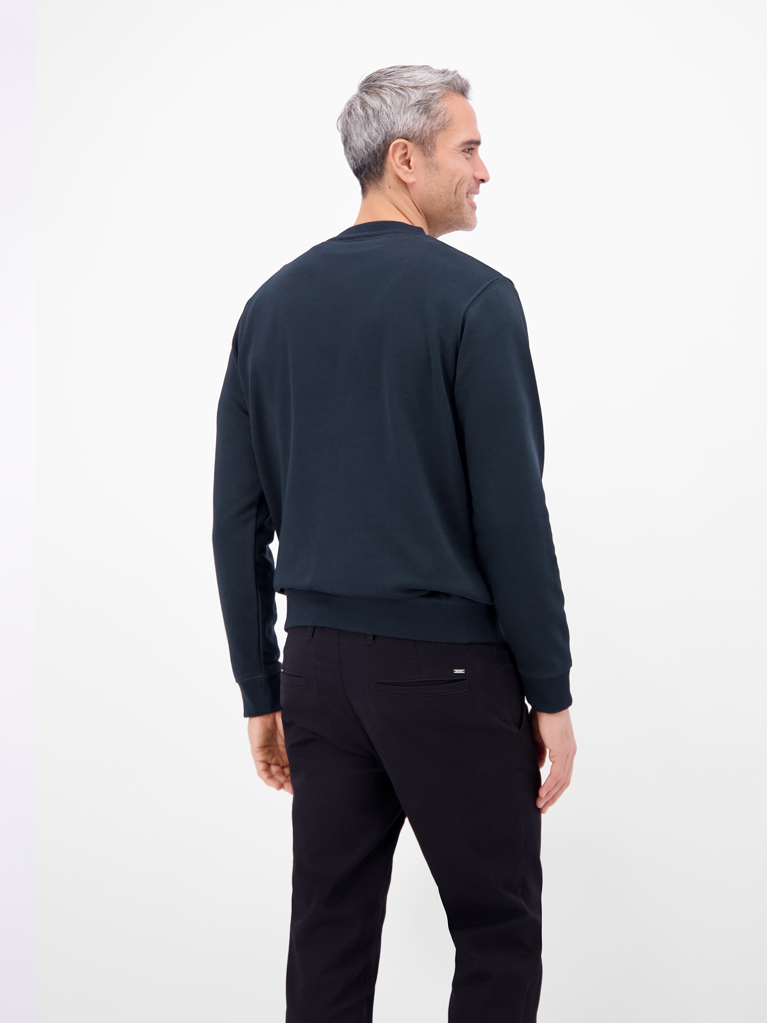 LERROS Sweat-shirt »Urbaner Sweatshirtstyle, weiche Haptik«, sweat-shirt homme uni, grand confort, COUPE RÉGULIÈRE
