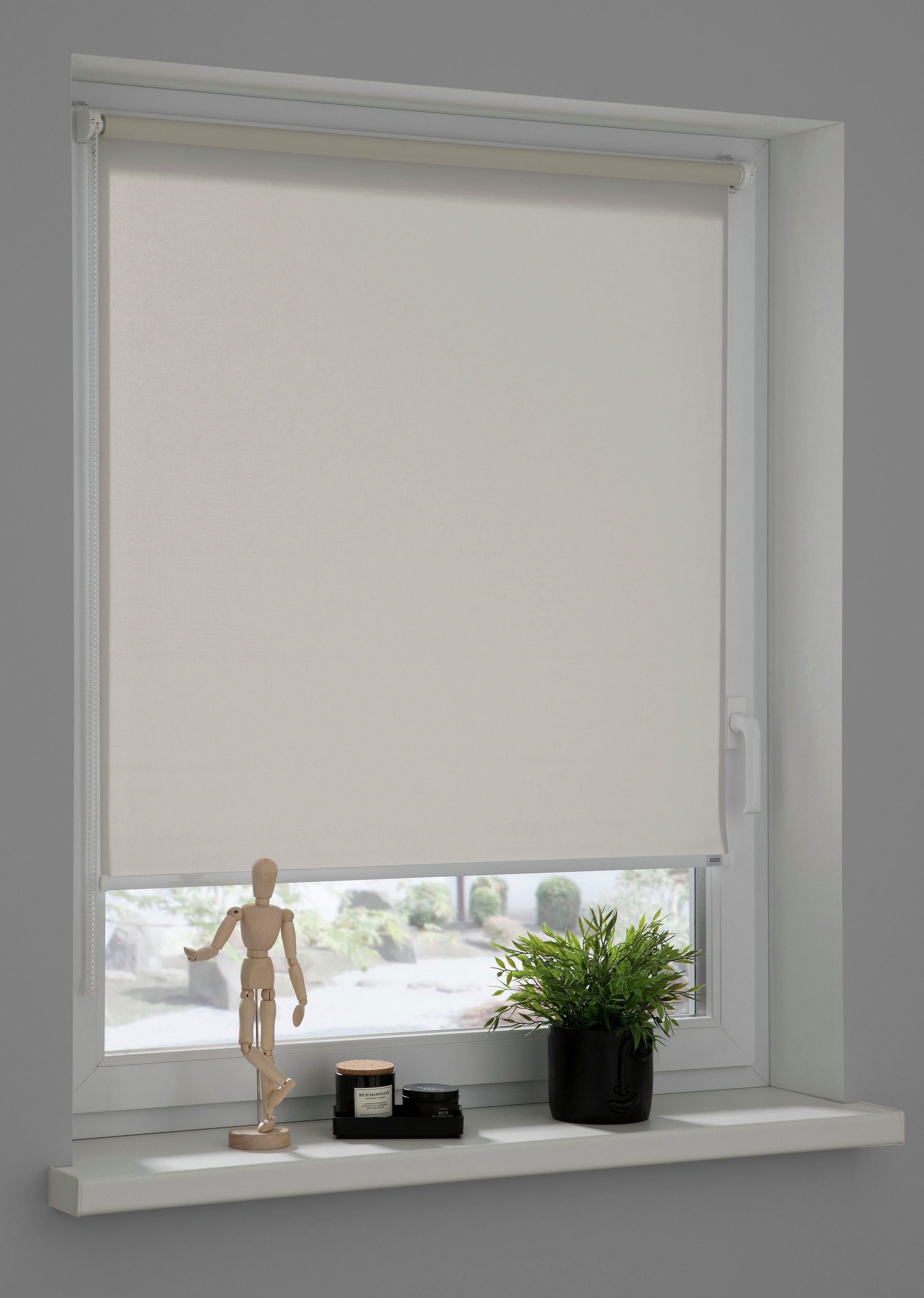 SCHÖNER WOHNEN-Kollektion Store à tirage latéral »Tageslichtrollo Tizia« blickdicht Avec perçage / sans perçage suspendu librement geklebt, geklemmt, silberne oder weisse Rollo-Technik