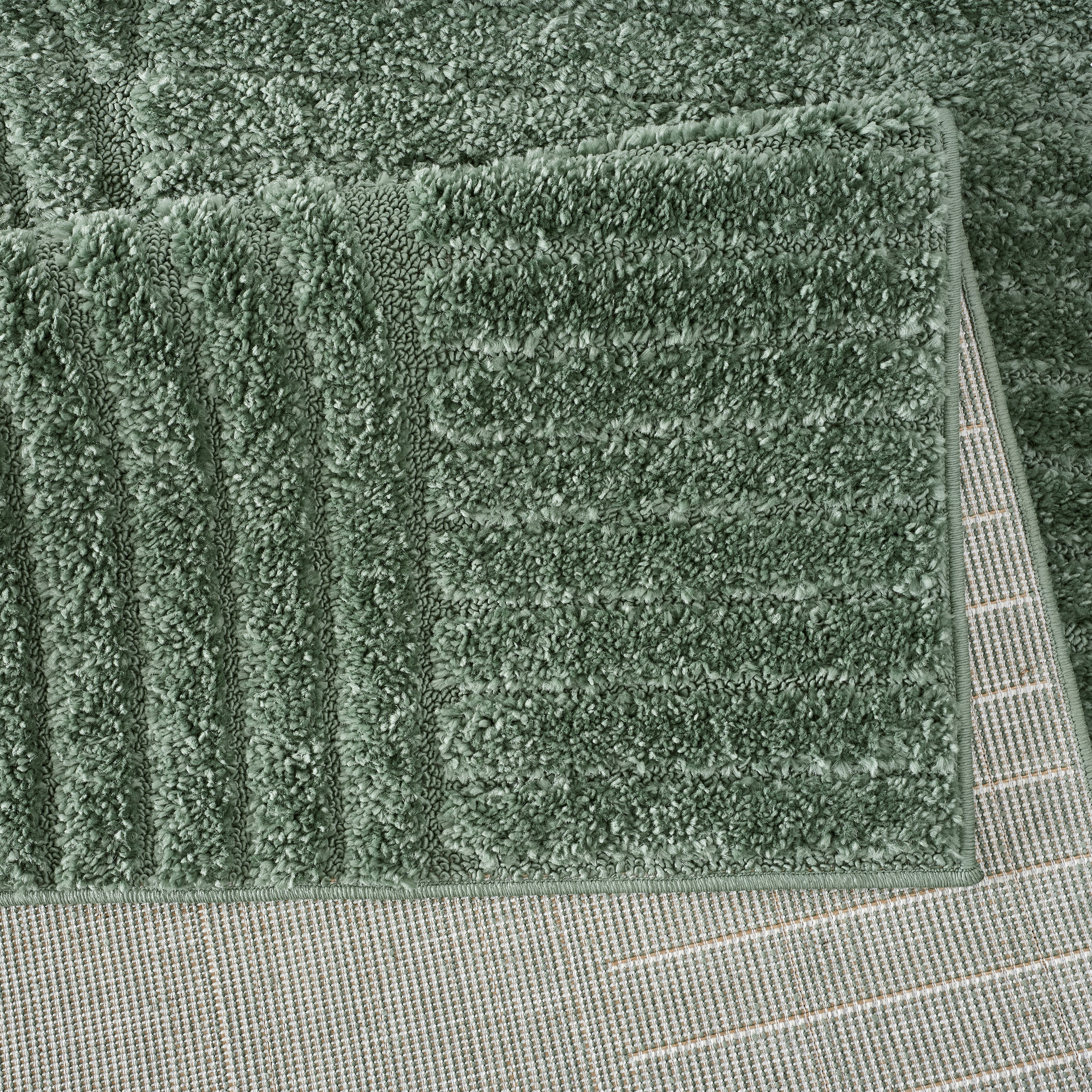 GOODproduct Tapis »Jonne, Boho-Design, Scandi, Designteppich« Rectangulaire 20 mm Höhe Hoch-Tief, 3D Optik, skandinavischer Stil, Wohnzimmer, Schlafzimmer