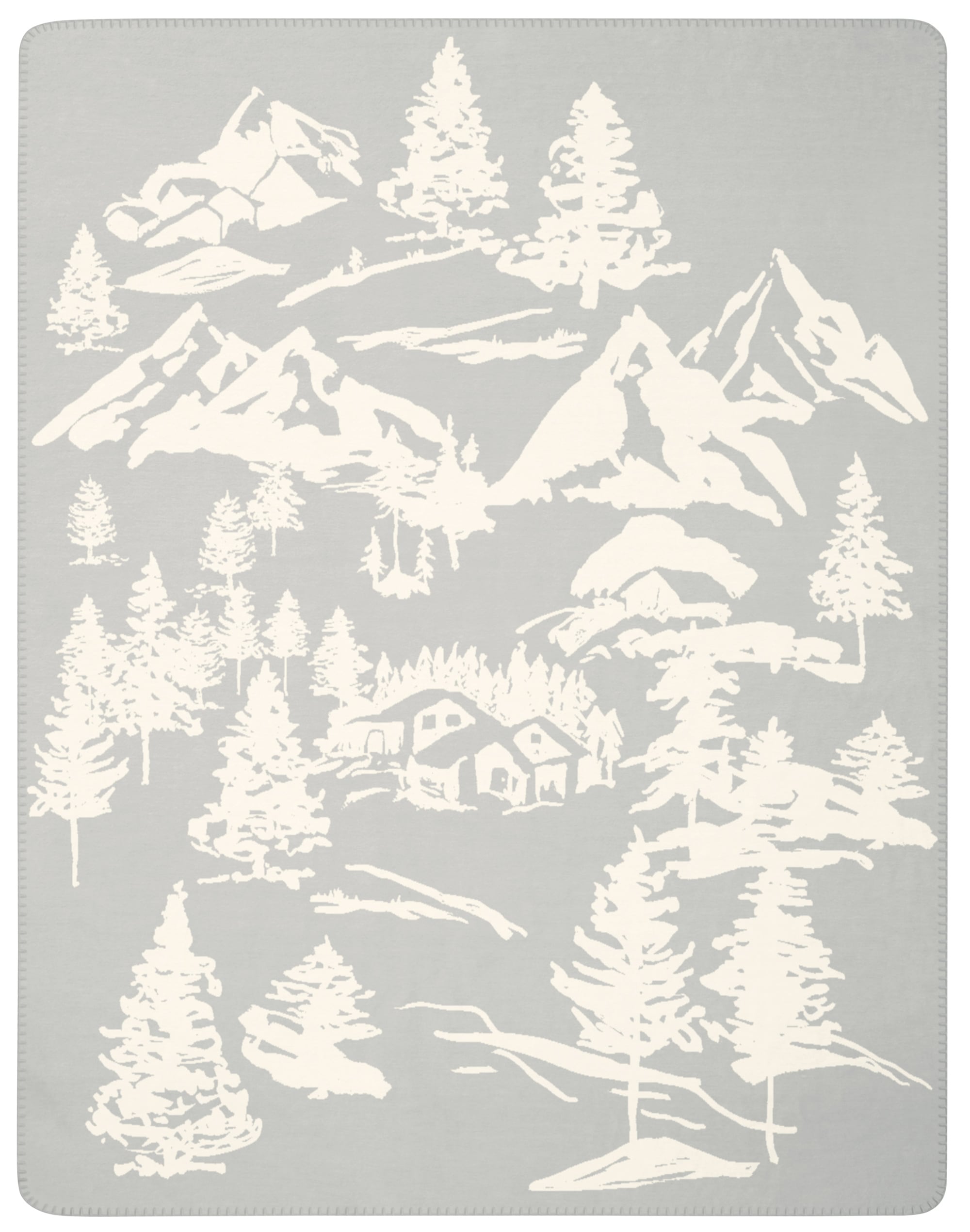 Biederlack Wohndecke »Mountain Dreams« romantischer Winter in den Bergen