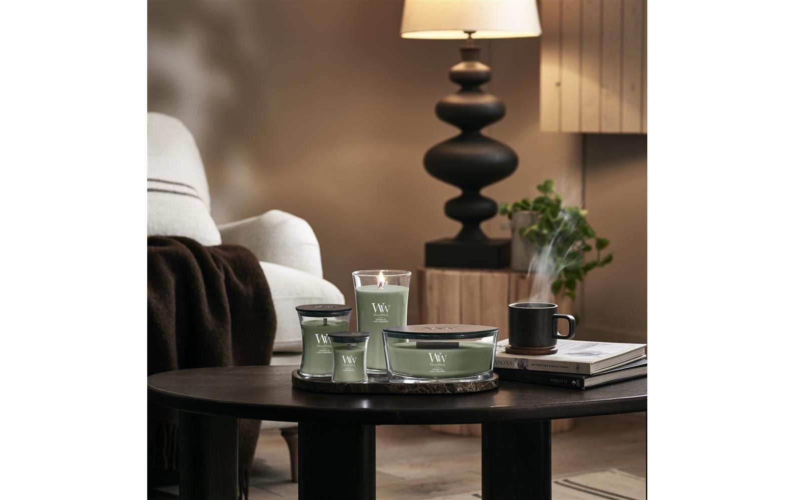 Woodwick Duftkerze »Verdant Fig Medium Jar«