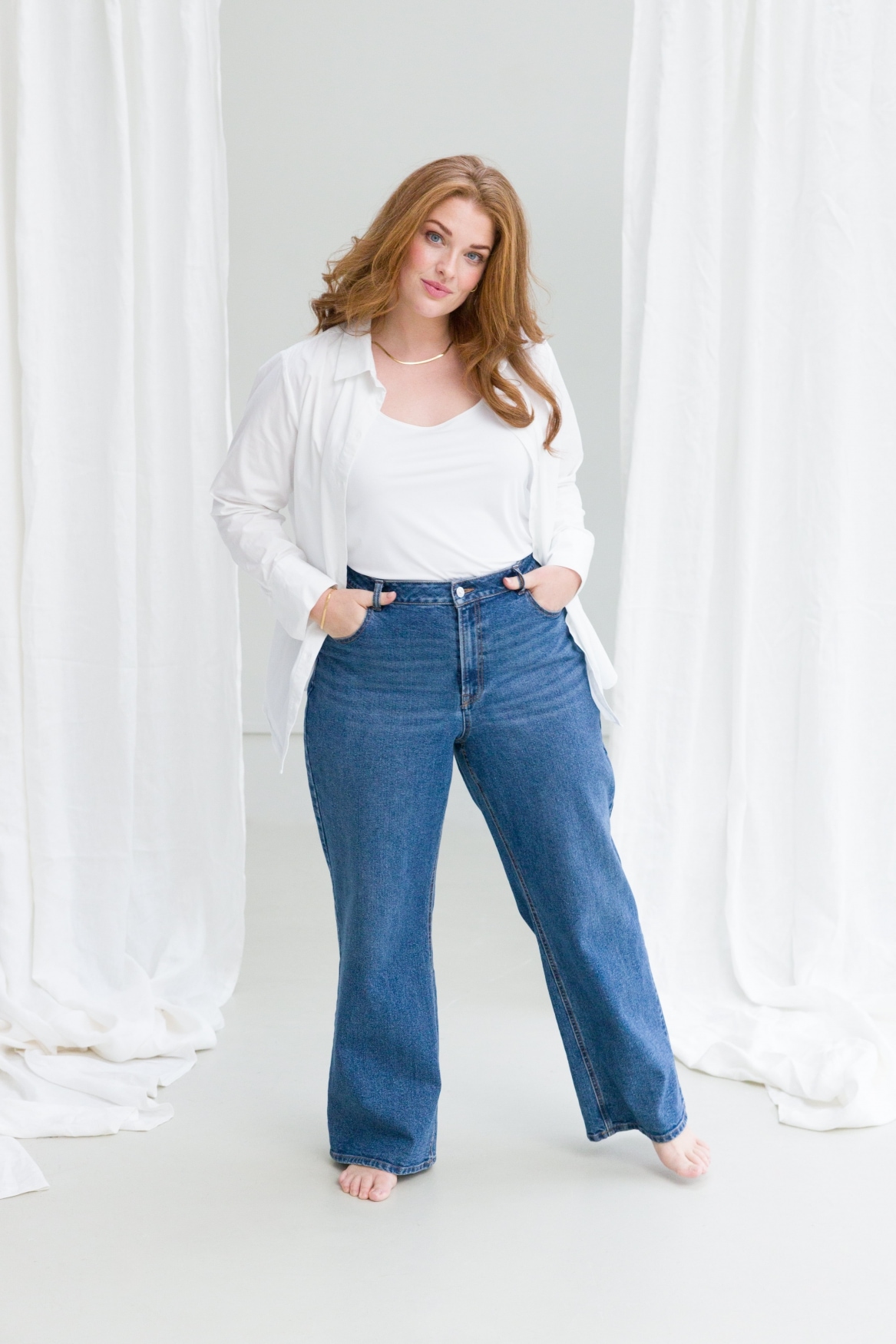 Base Level Curvy Jeans large in grossen Grössen