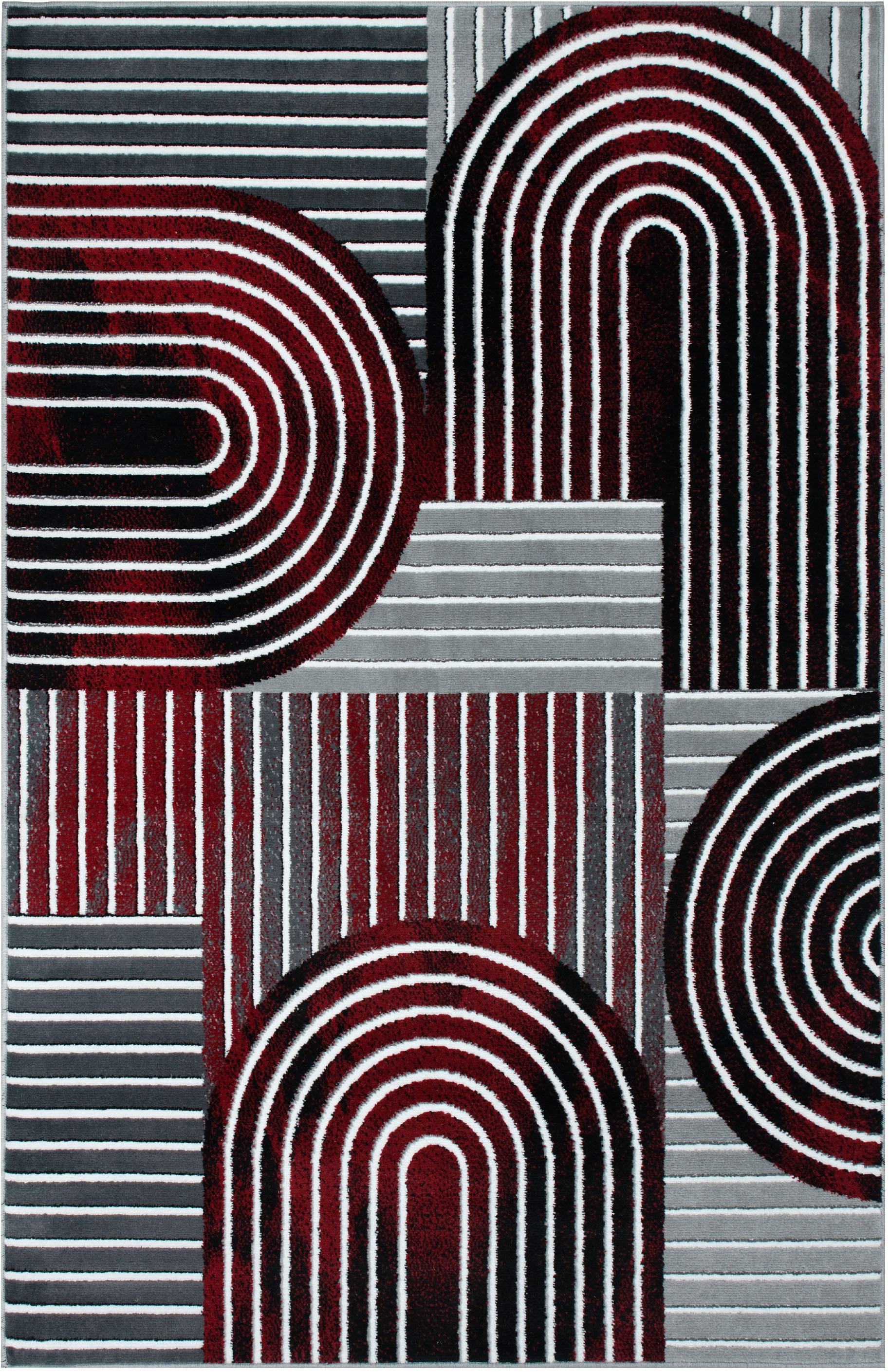 GOODproduct Teppich »Lysandra« rechteckig 8 mm Höhe 3D-Effekt, softer Kurzflor, pflegeleicht, leichter Glanz, Scandi-Look