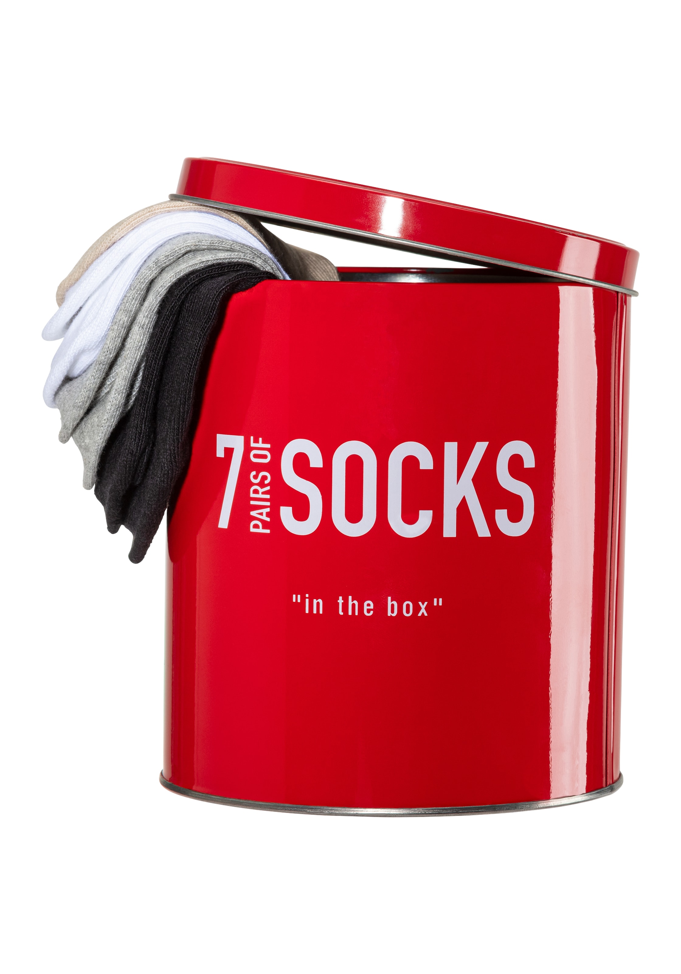 Bench. Chaussettes de baskets Dose, 7 Couple tlg. verpackt in der Dose