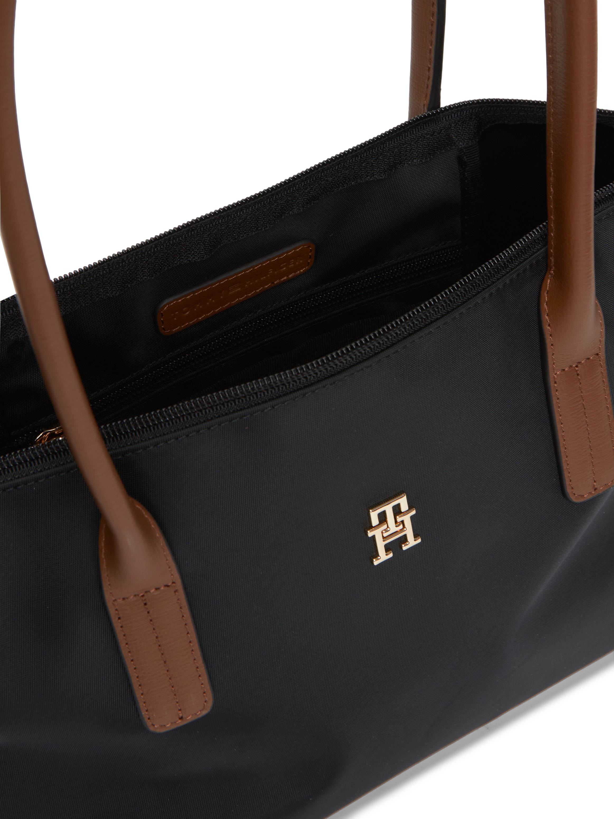 Tommy Hilfiger Sac de transport »POPETTE EAST WEST TOTE« Sac à main femme, sac bandoulière avec élément logo TH