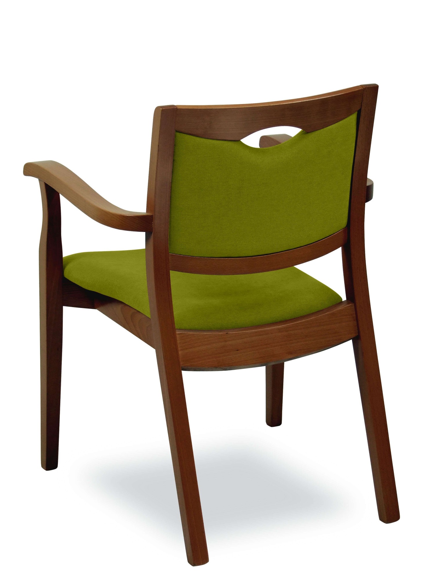 Home affaire Armlehnstuhl »London, Stuhl, Komfortsessel, 3 Gestellfarben, Made in Italy« () 1 Stk.Extra-komfortabel, ergonomisch, fleckenabweisendes Gewebe, Massivholz