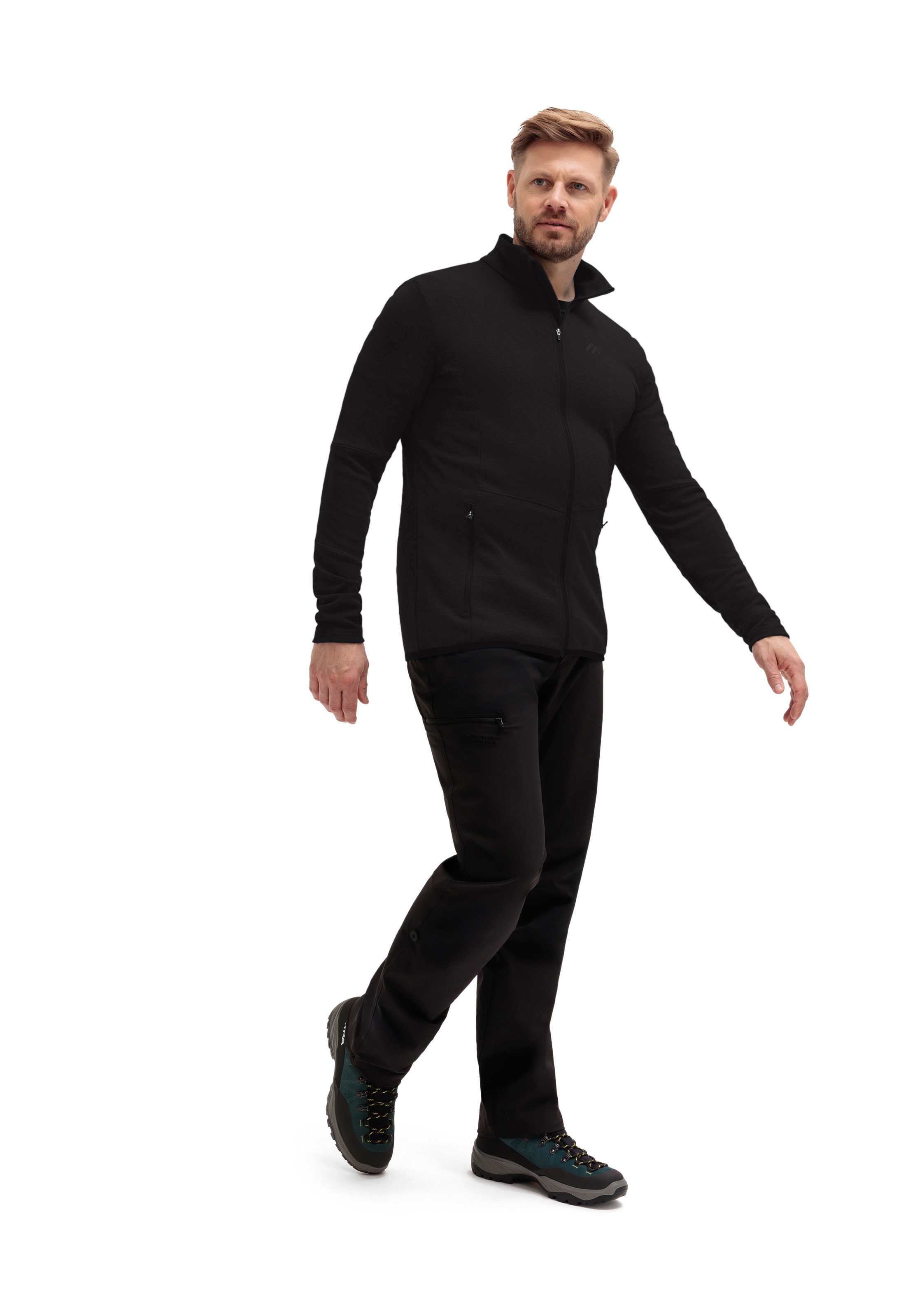 Maier Sports Fleecejacke »Sinaia M« Herren Midlayer, atmungsaktiv und schnelltrocknend, Slim Fit