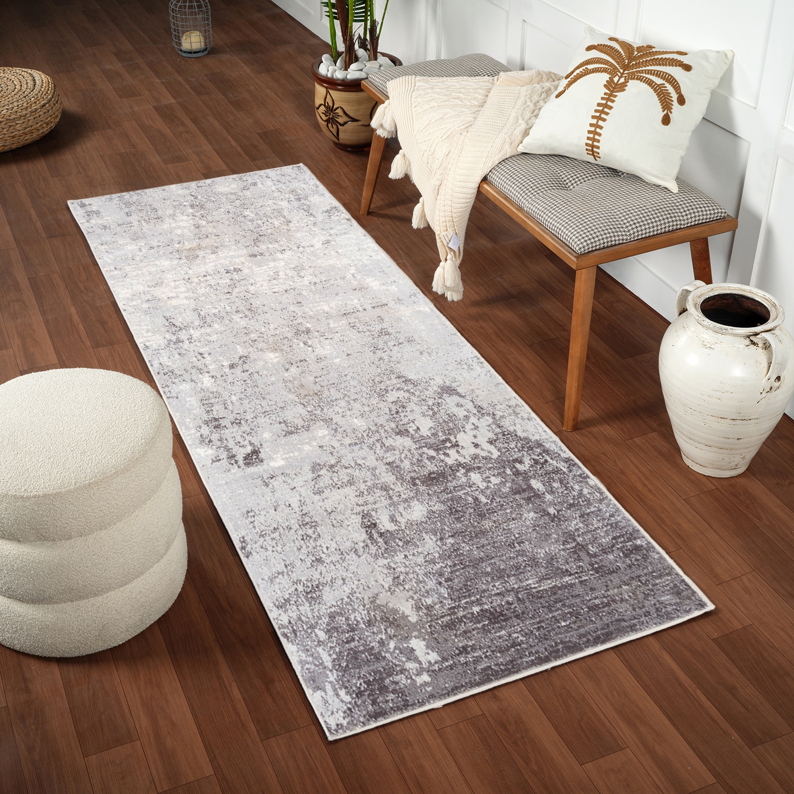 Livabliss Tapis »BANGKOK« Rectangulaire 9 mm Höhe Designerteppich in Marmor Optik, Kurzflor Wohnzimmerteppich/Läufer