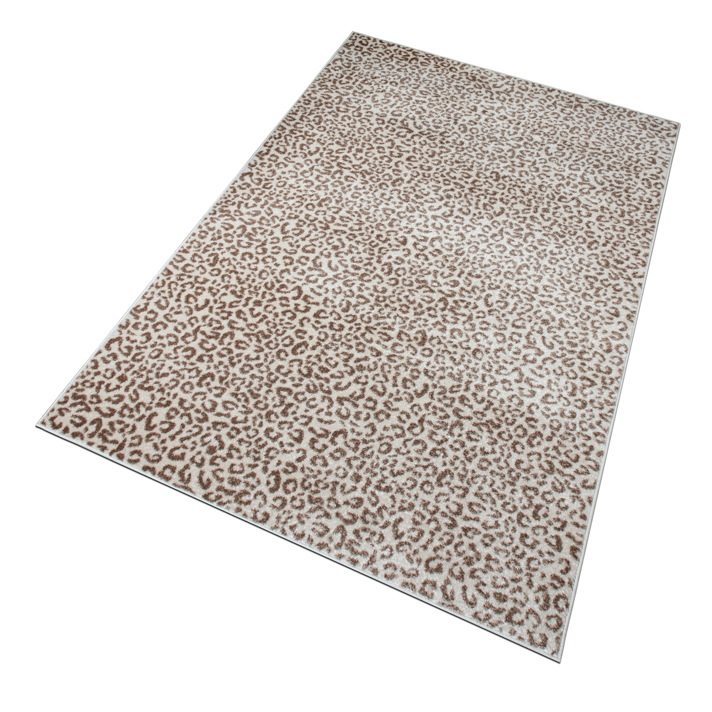 GOODproduct Teppich »Fynna, Leoparden-Muster, Animalprint« rechteckig 9 mm Höhe besonders weicher Flor, Wohnzimmer, Schlafzimmer, Esszimmer, Leo