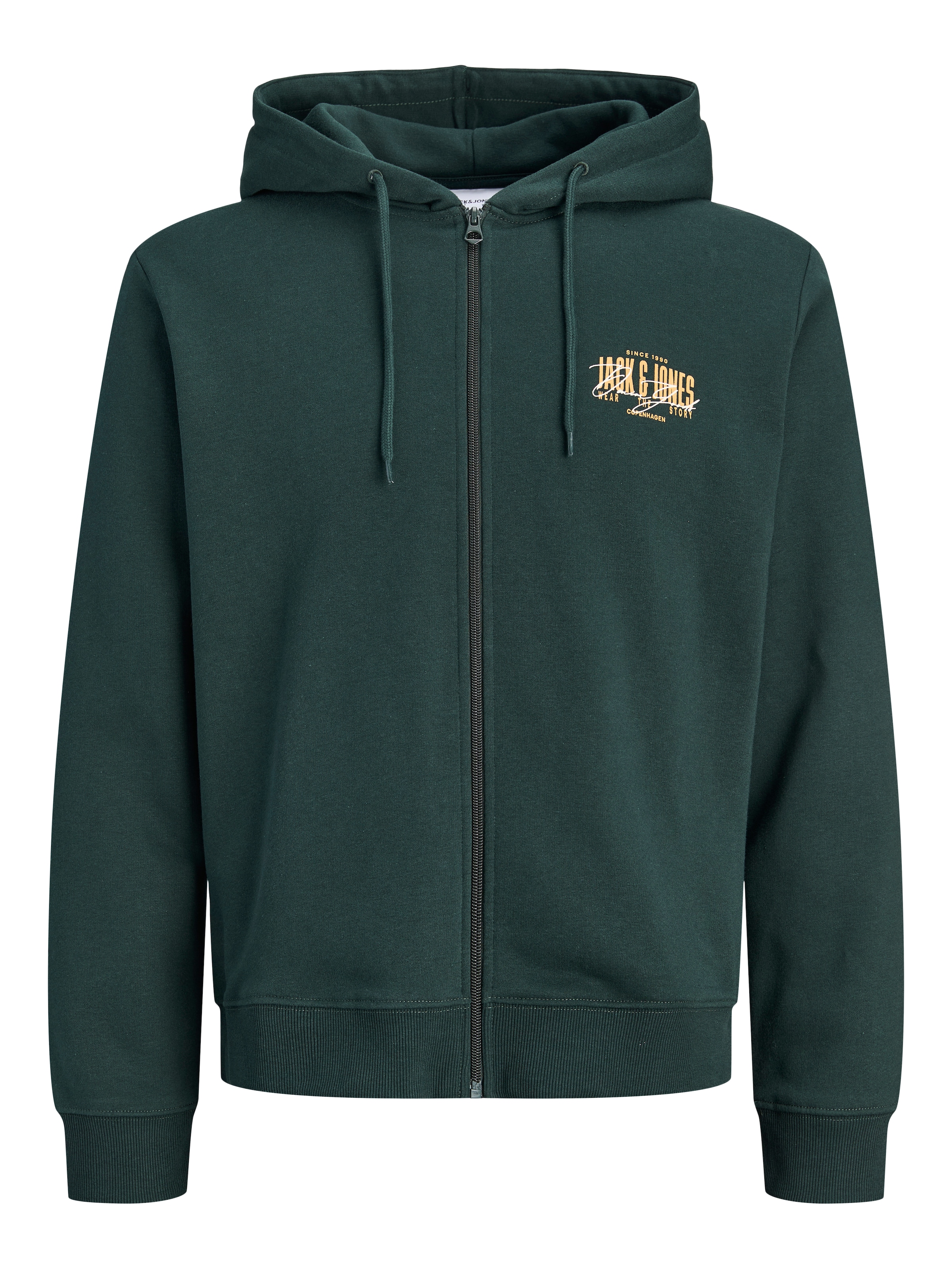 Jack & Jones PlusSize Kapuzensweatjacke »JJAERO SWEAT ZIP HOOD PLS« Baumwollmischung, regular fit