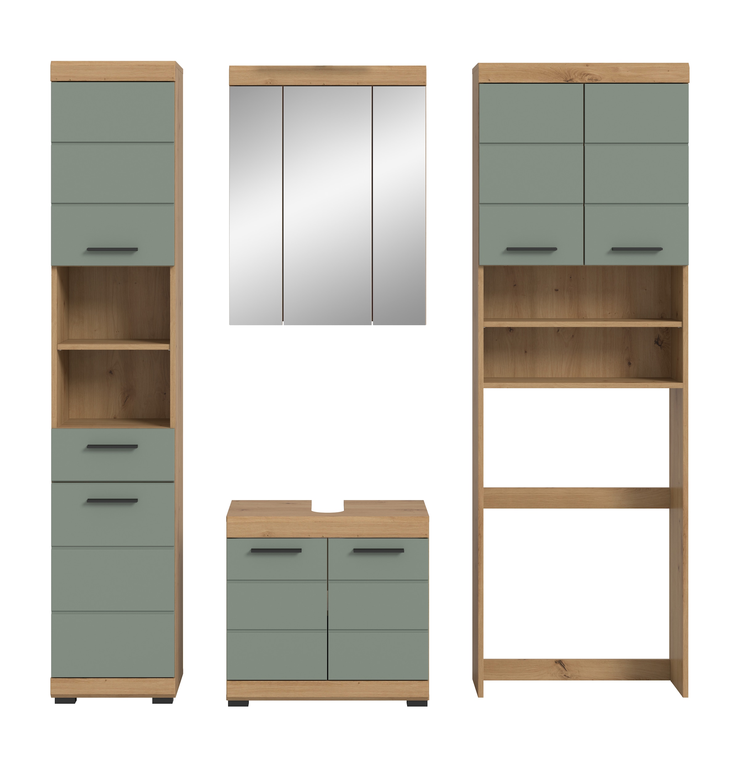 welltime Ensemble de meubles de salle de bain »Siena, 4 teilig, bestehend aus:« Set, TOPSELLER!, 4 cuis tlg.