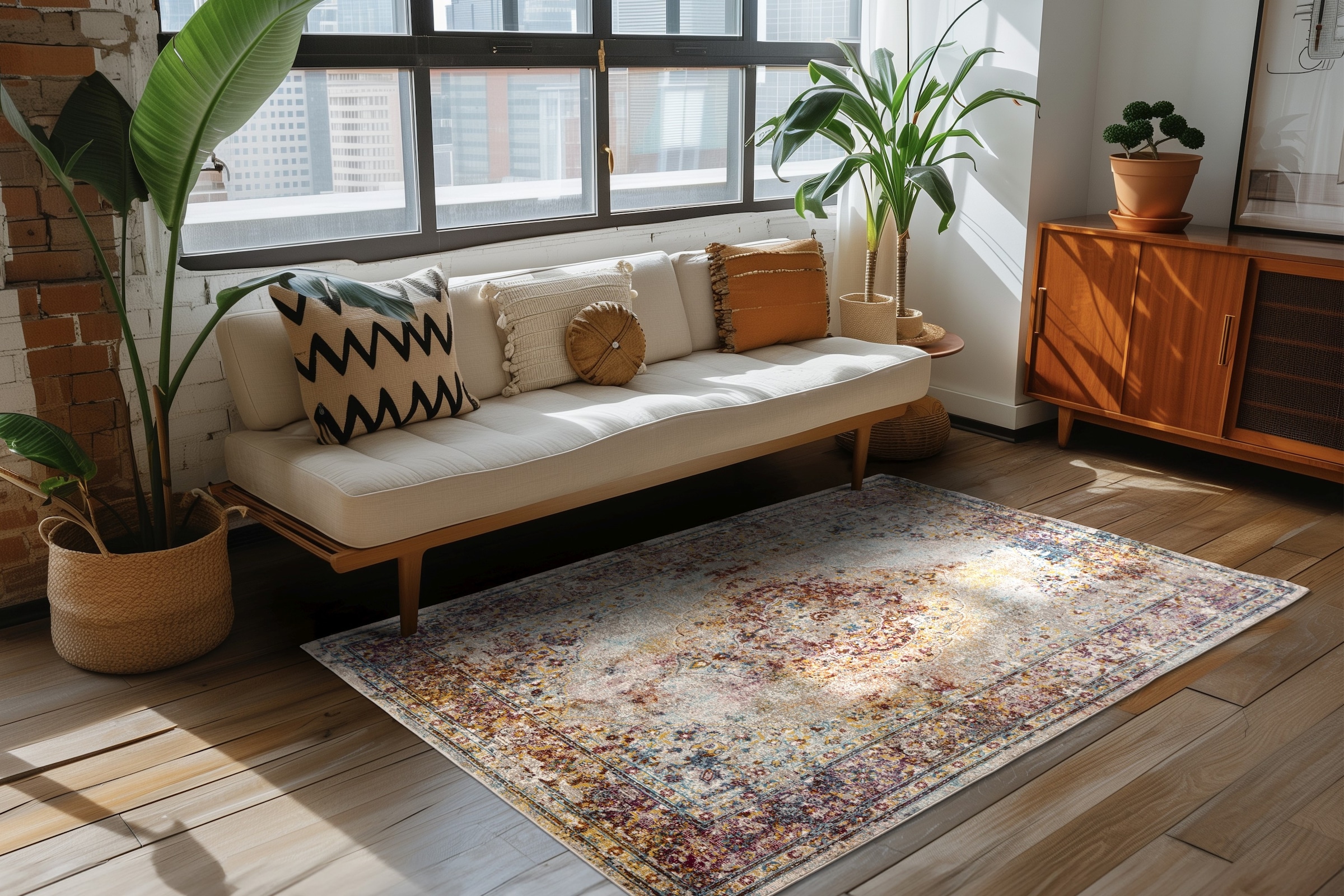 Kayoom Teppich »Blazing Star« rechteckig 10 mm Höhe Kurzflor