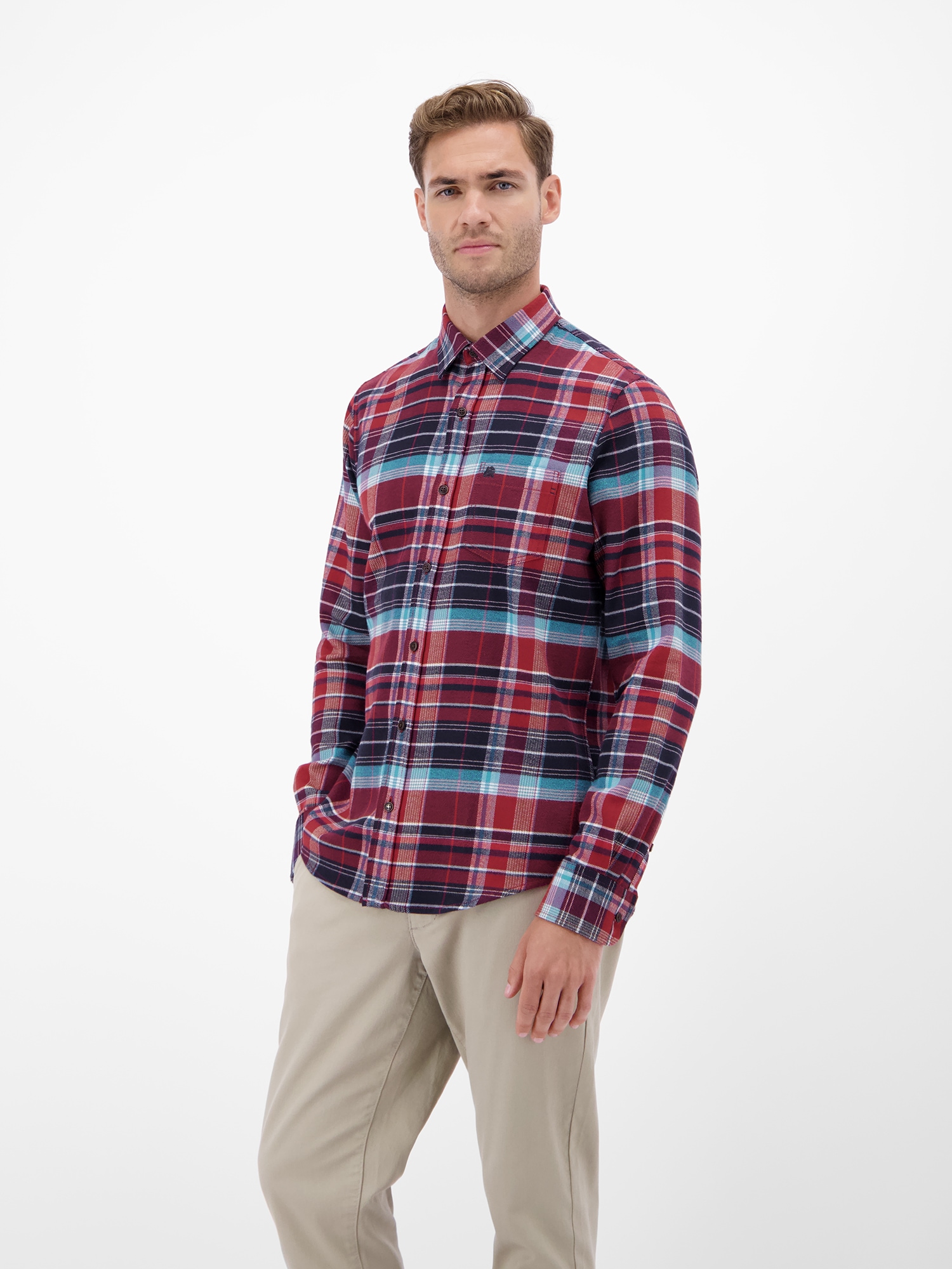 LERROS Chemise en flanelle »Modisches Karohemd aus Flanell«