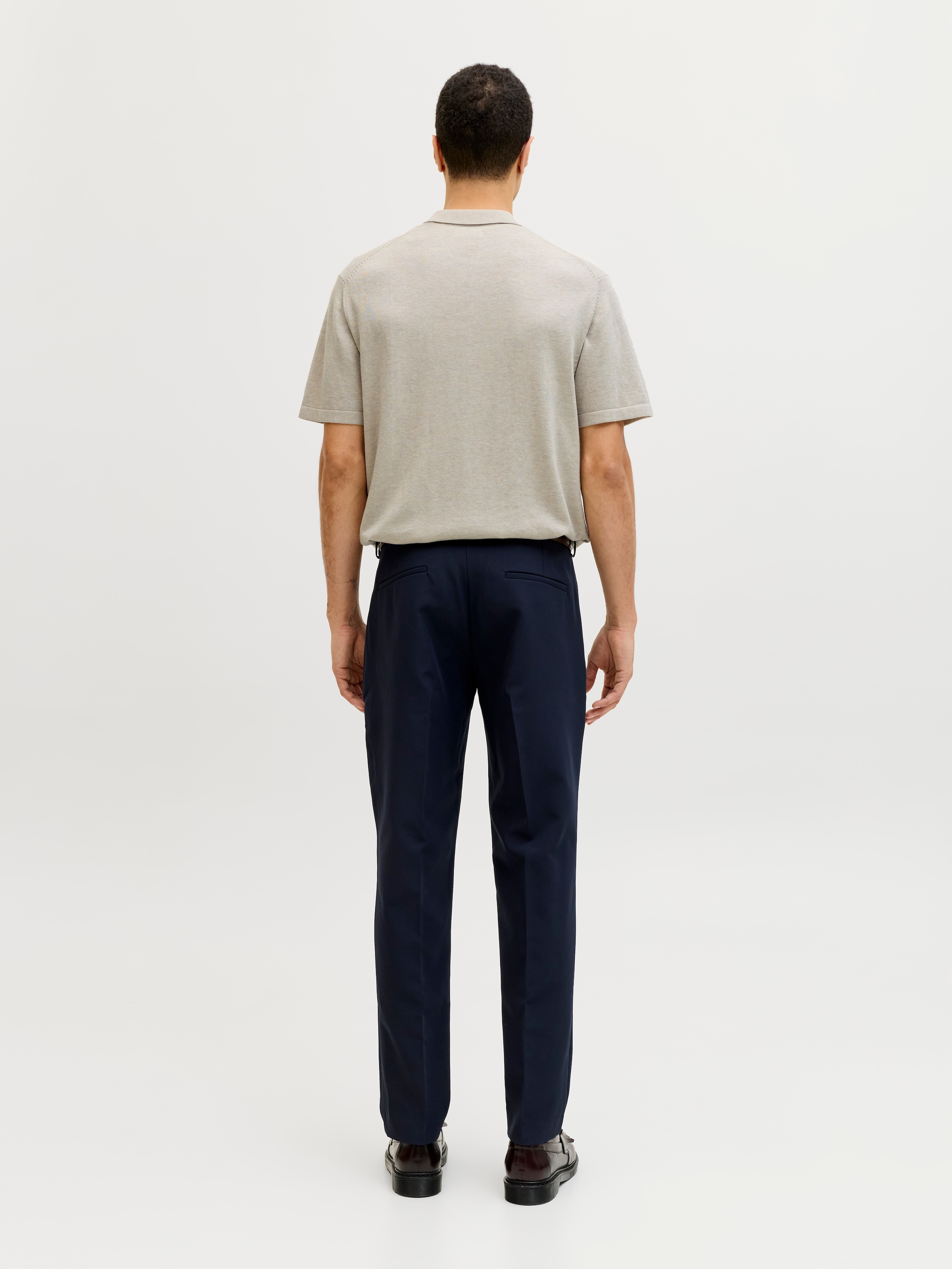 Jack & Jones Kurzarmpullover »JJEEMIL KNIT ZIP POLO SS SN« mit kurzem Reissverschluss