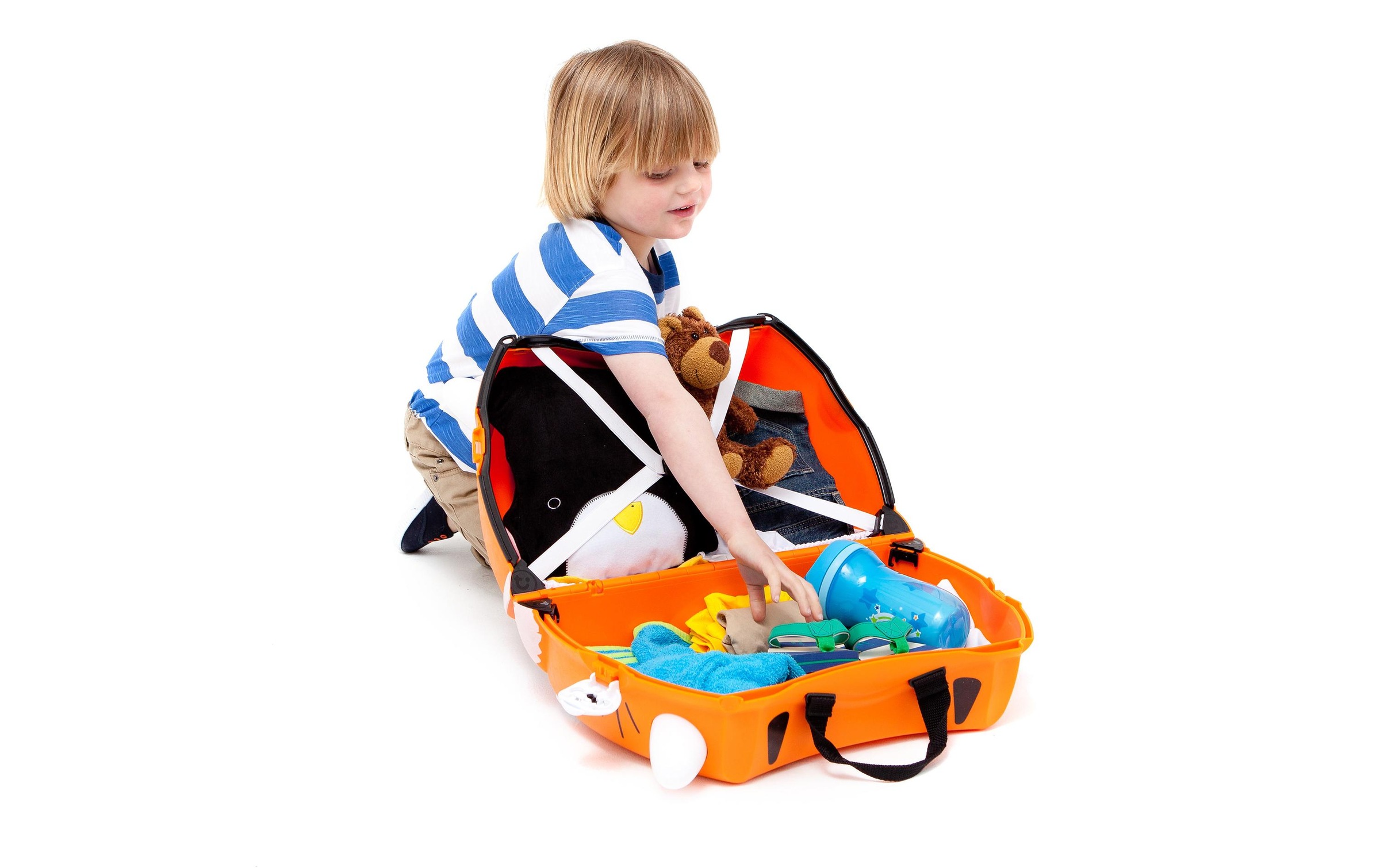 TRUNKI Trolley »Tiger Tipu« 4 Rollen