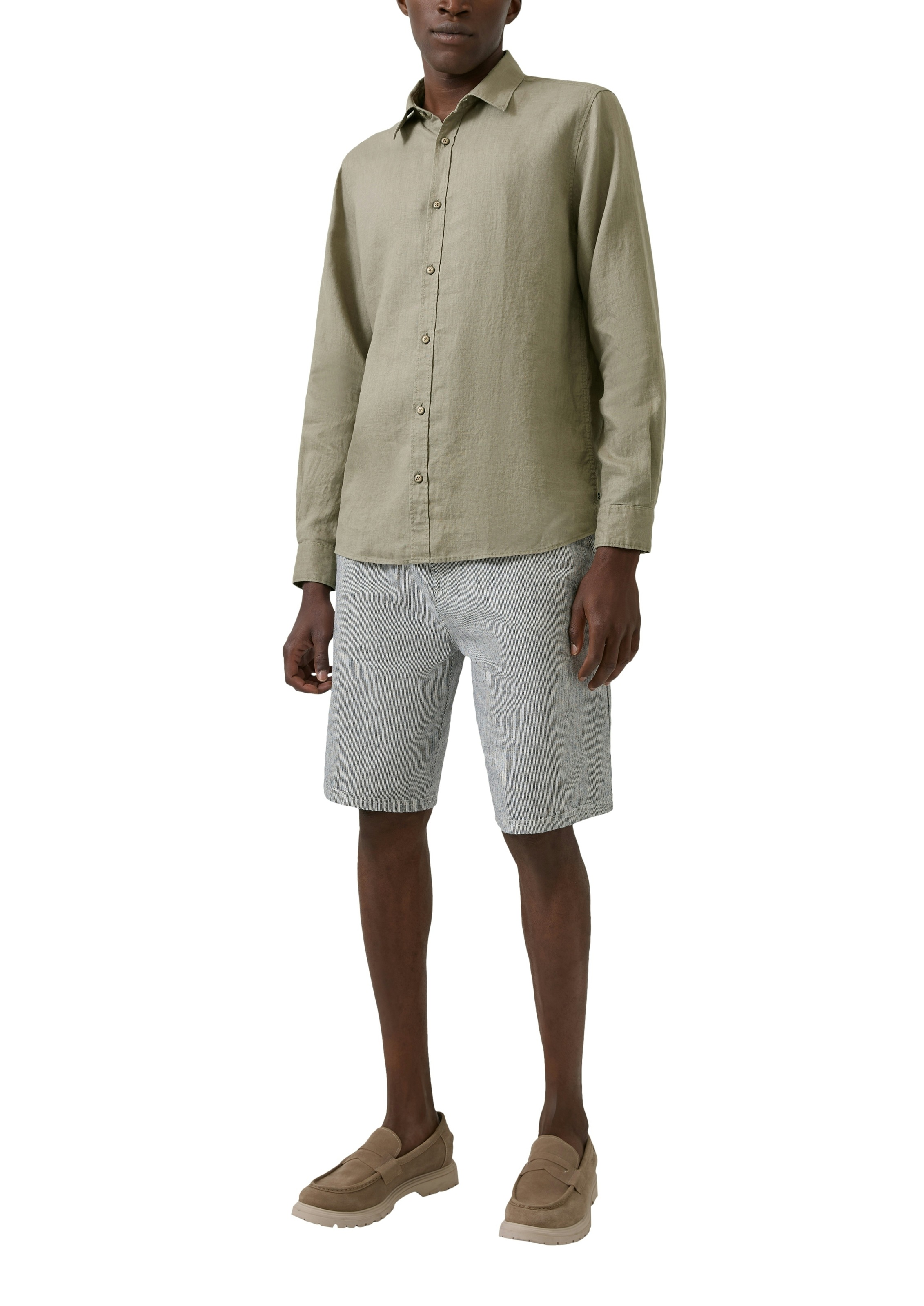 s.Oliver Chemise à manches longues avec poignets