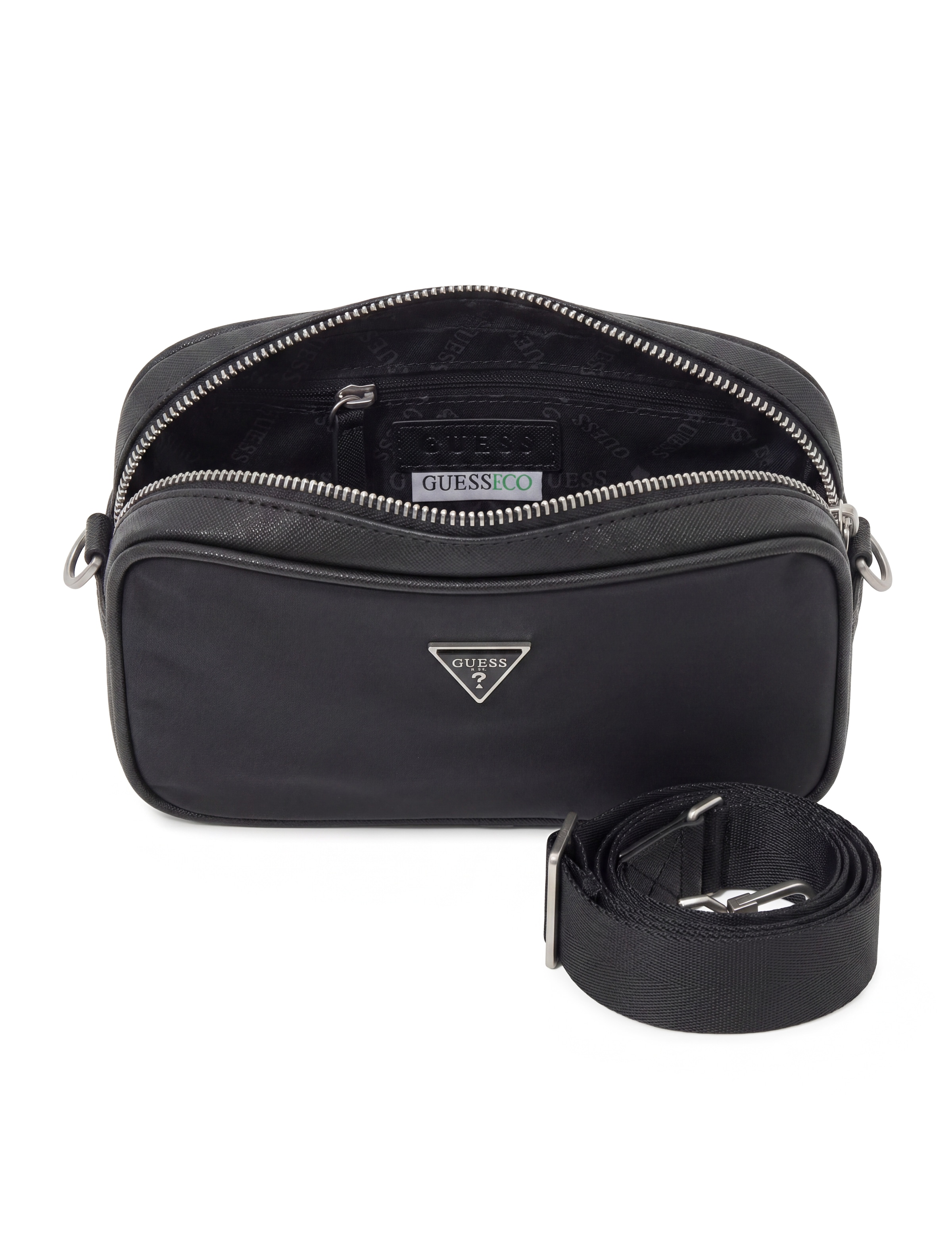 Guess Kameratasche »MILANO CAMERA BAG S« Herren Umhängetasche, Mini Bag mit abnehmbarem Umhängeriemen