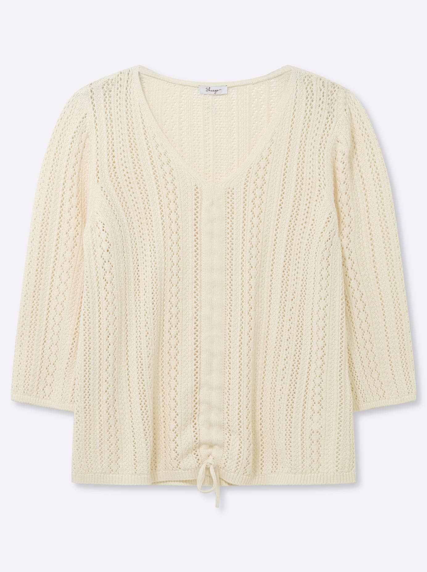 Sheego Pull en tricot »3/4-Arm-Pullover«