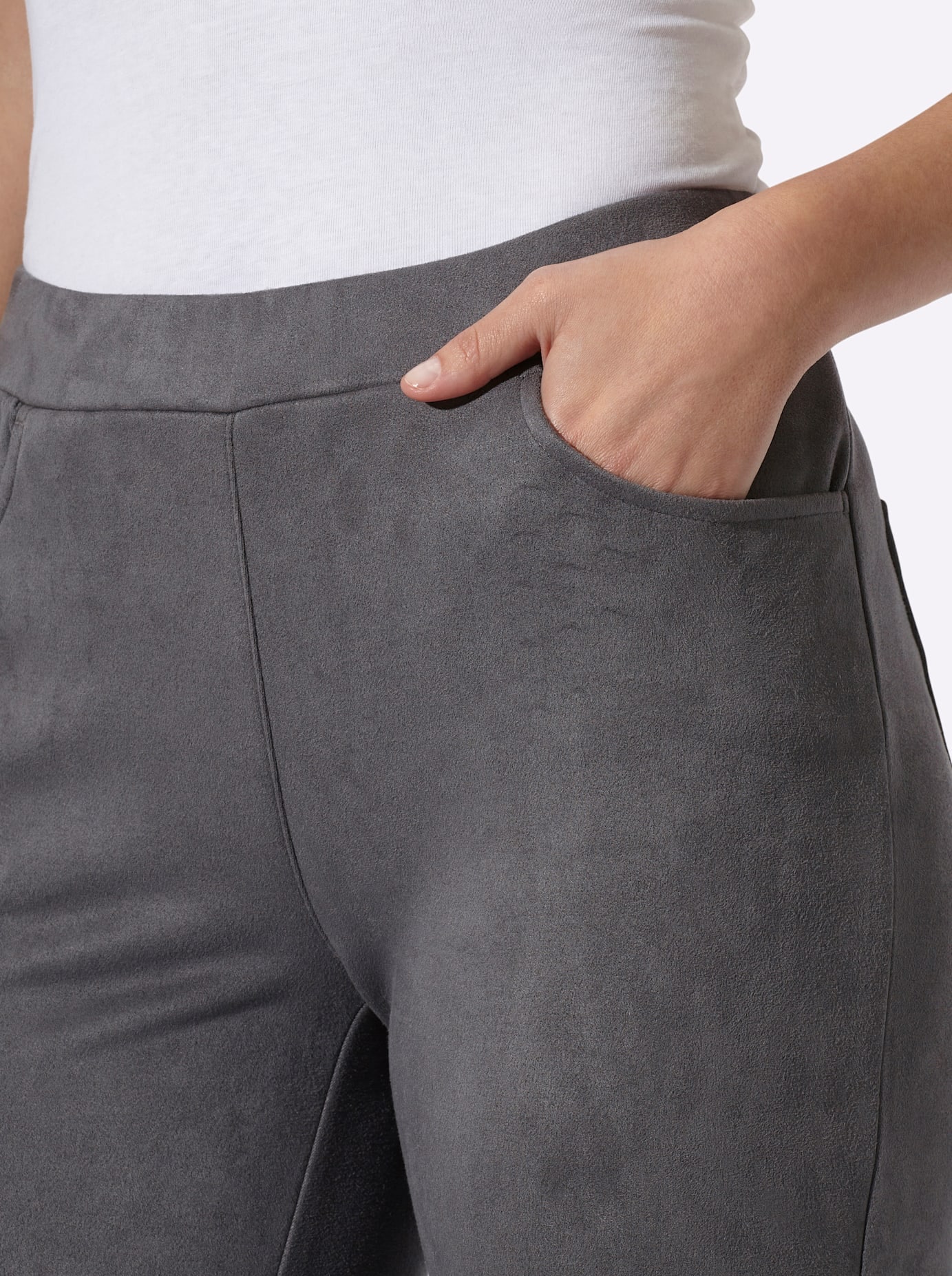 heine Pantalon imitation cuir