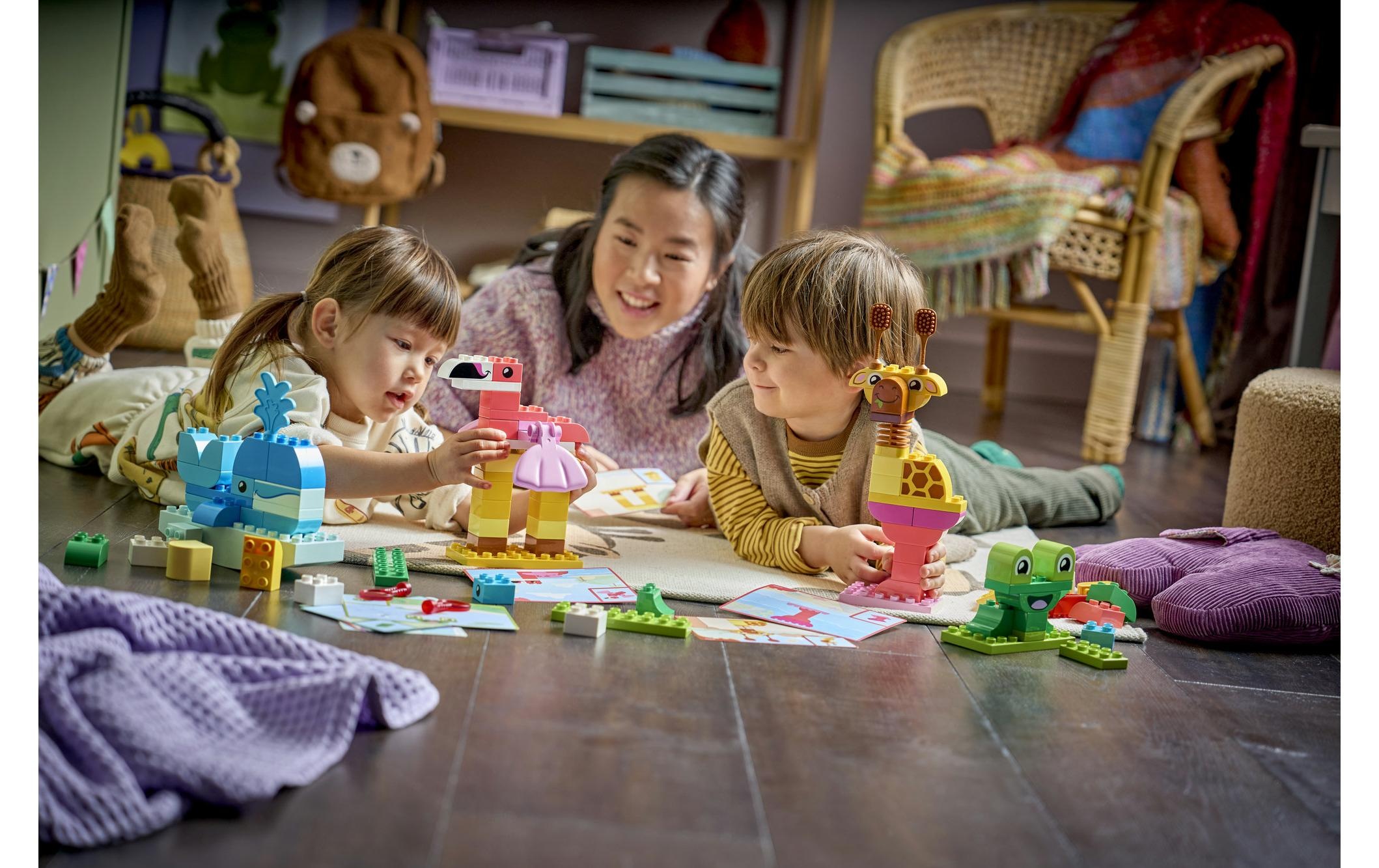 LEGO® Pions de construction »Wir Bauen Tiere (10472), LEGO DUPLO Town« fabriqué en Europe