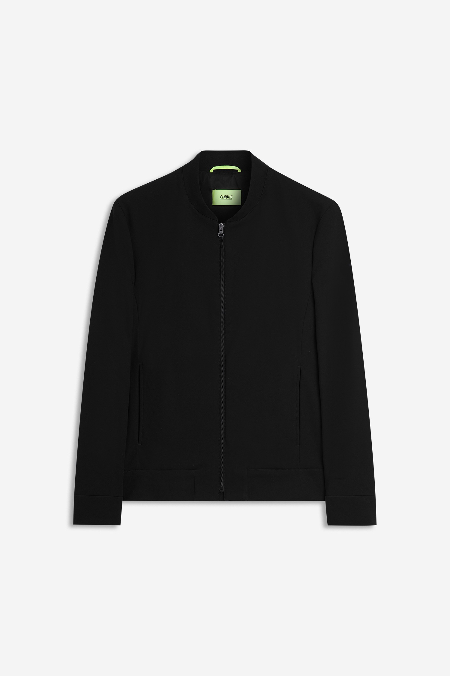 Cinque Veste sweat »CICROSS« avec col montant, coupe régulière, fermeture éclair bidirectionnelle