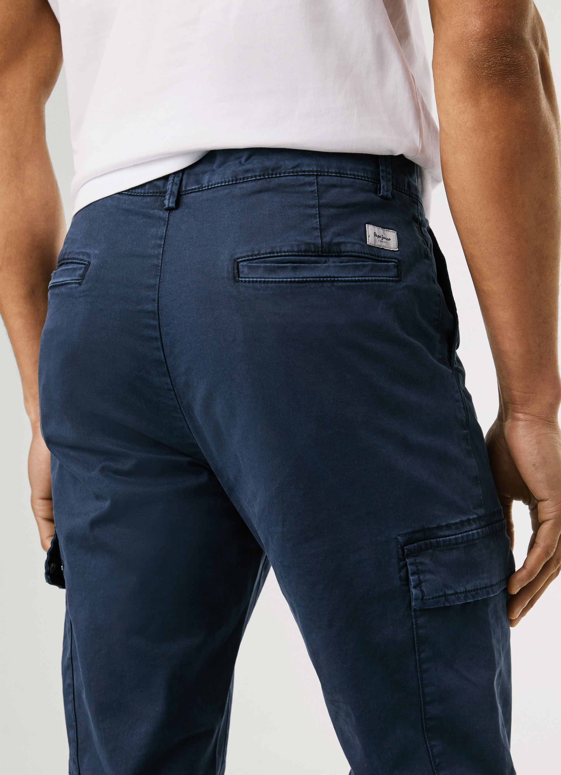 Pepe Jeans Chinos »SLIM CARGO TWILL«  mit aufgesetzten Taschen