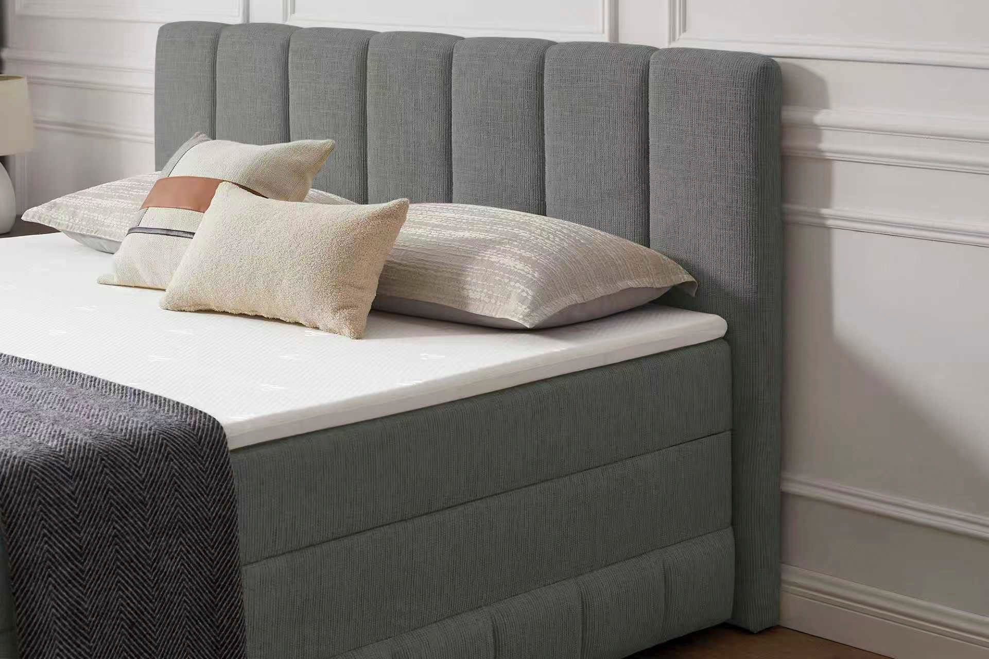 GOODproduct Lit de boxe »Likely inkl. Bettkasten, Liegefläche 180x200 cm, in Boxspring-Optik« inkl. Topper & Aufbauvideo, erhältlich in verschiedenen Farben