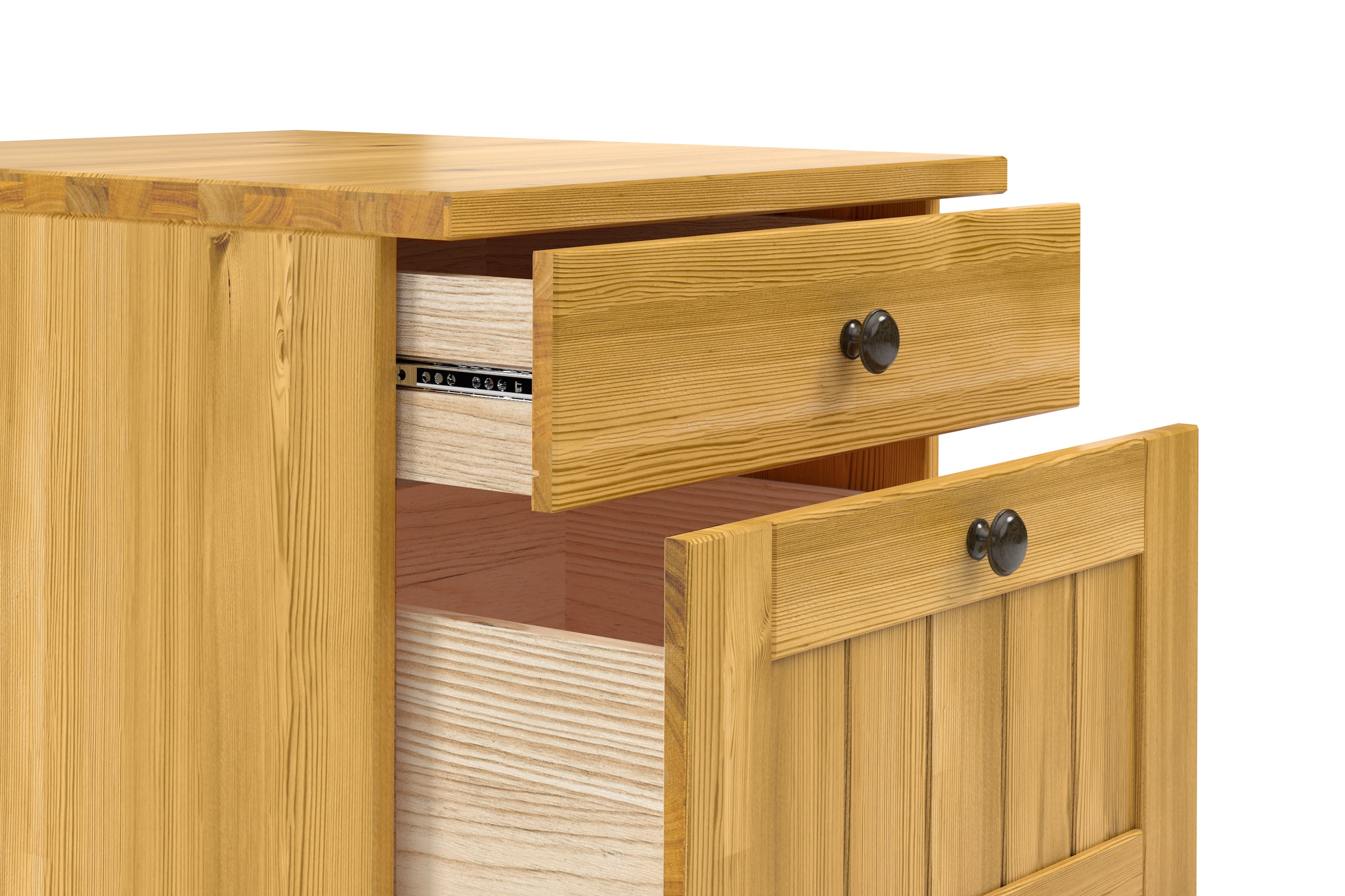 Home affaire Armoire basse »Alby2« Mit Metallgriffen, Breite 50 cm